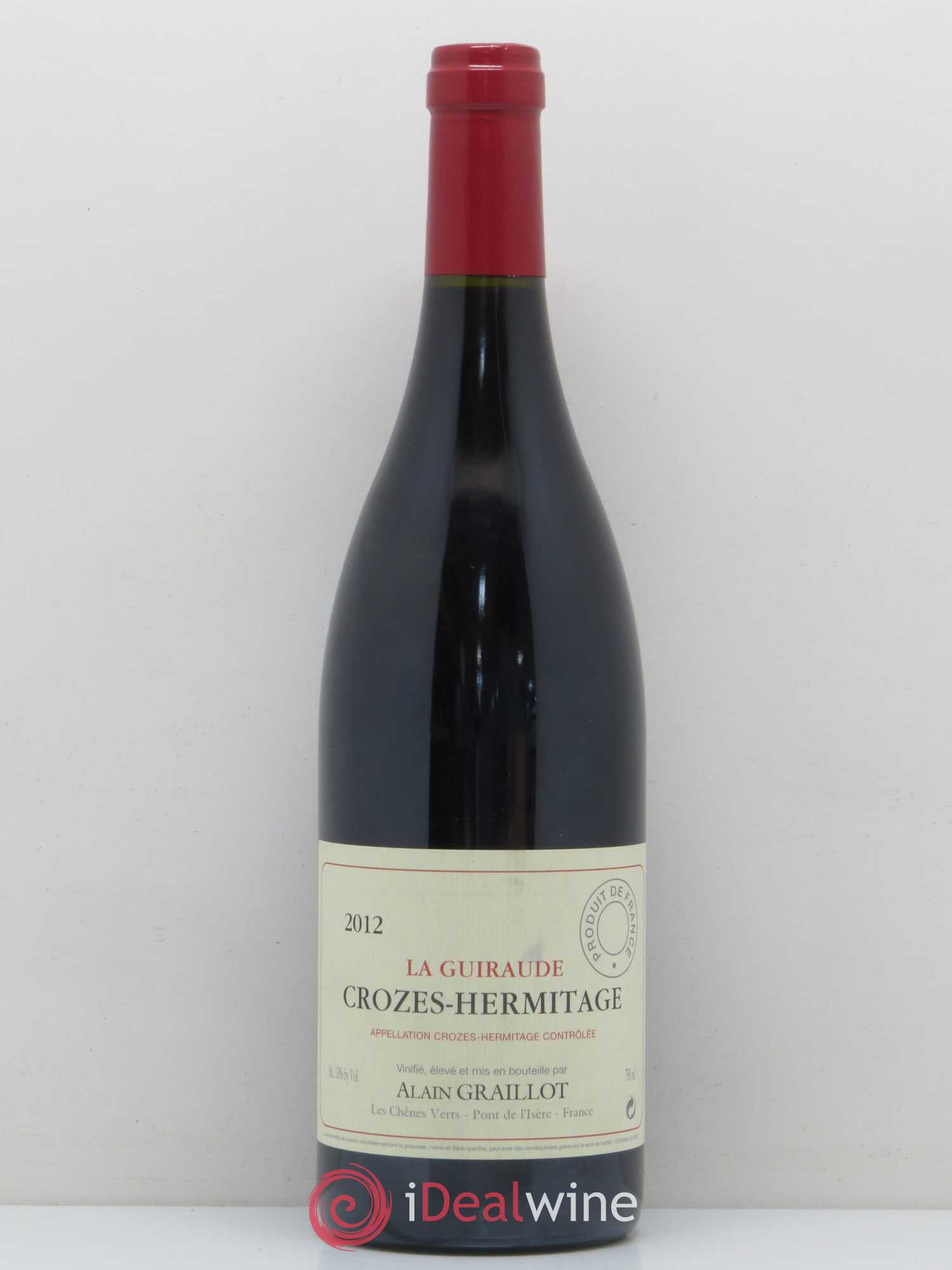 Crozes-Hermitage La Guiraude Domaine Graillot 2012 - Lot de 1 bouteille - 0