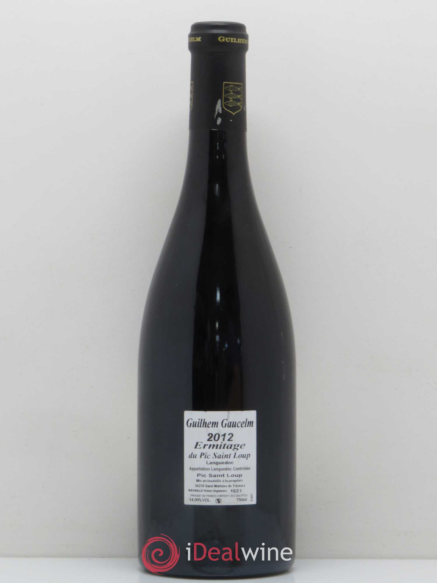 Pic Saint-Loup Héritage du Pic Saint-Loup (anciennement Ermitage) Guilhem Gaucelm 2012 - Lot de 1 bouteille - 1