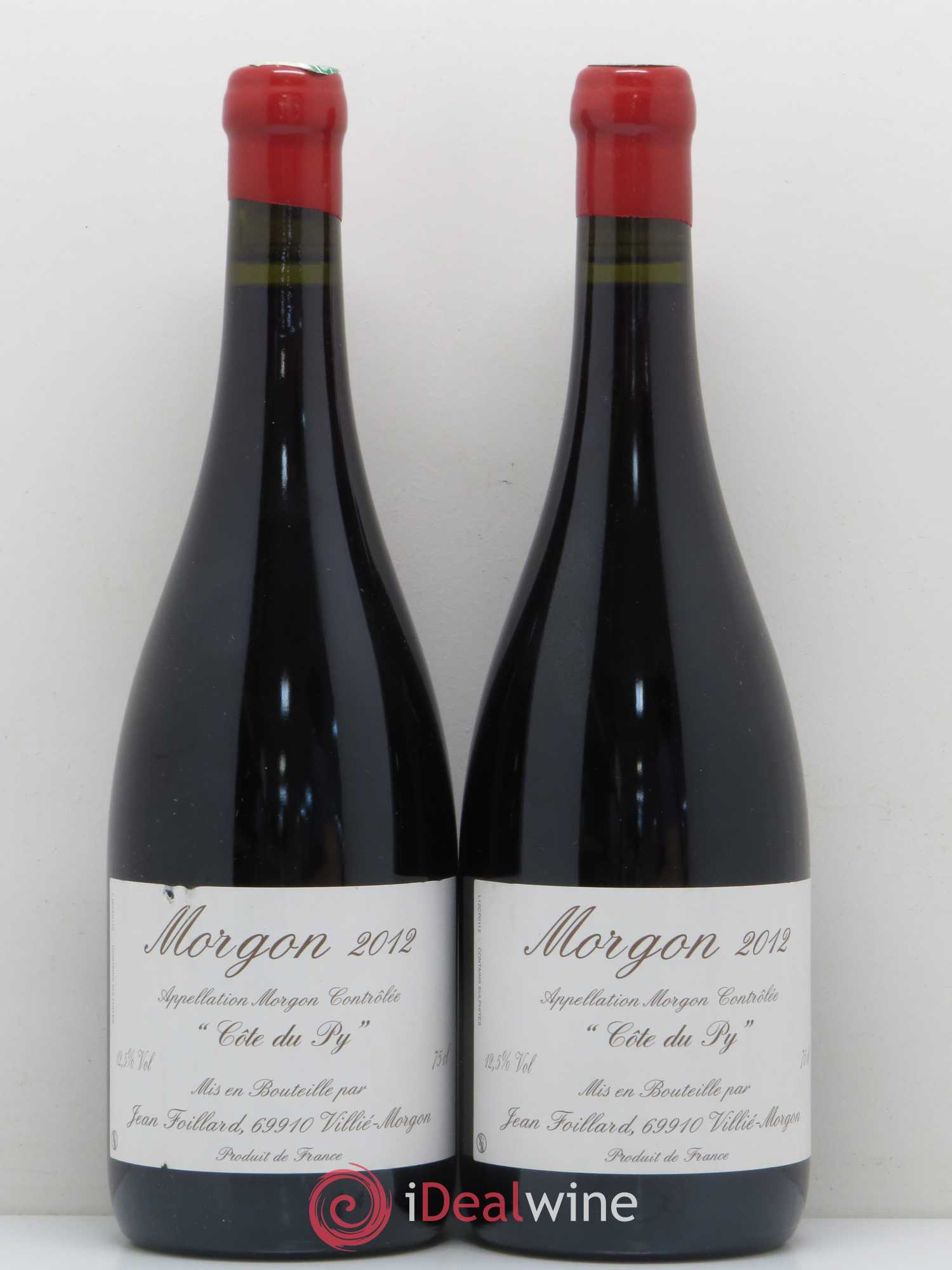 Morgon Côte du Py Jean Foillard 2012 - Lot de 2 bouteilles - 0