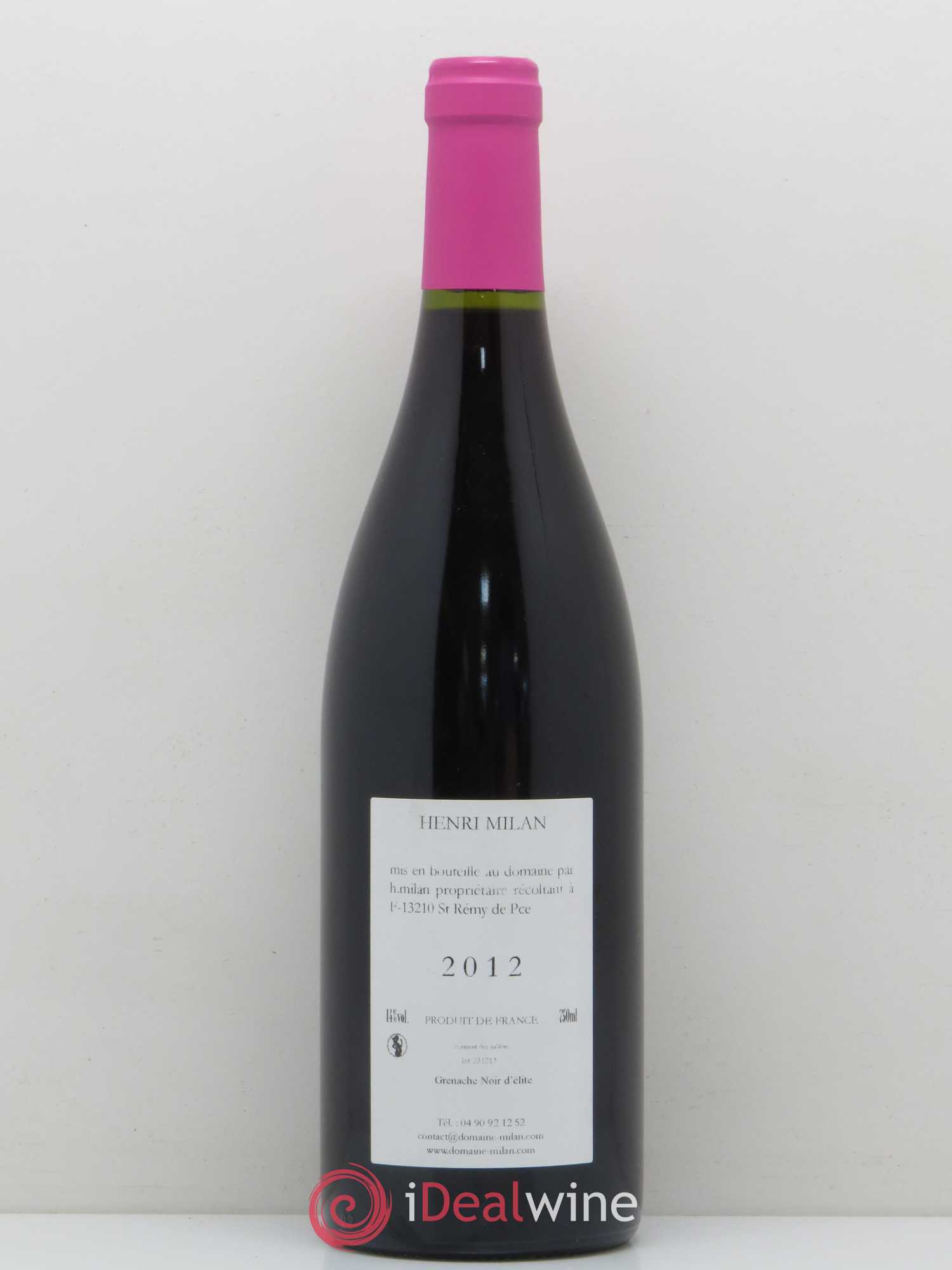 Vin de France S & X Henri Milan 2012 - Lot de 1 bouteille - 1