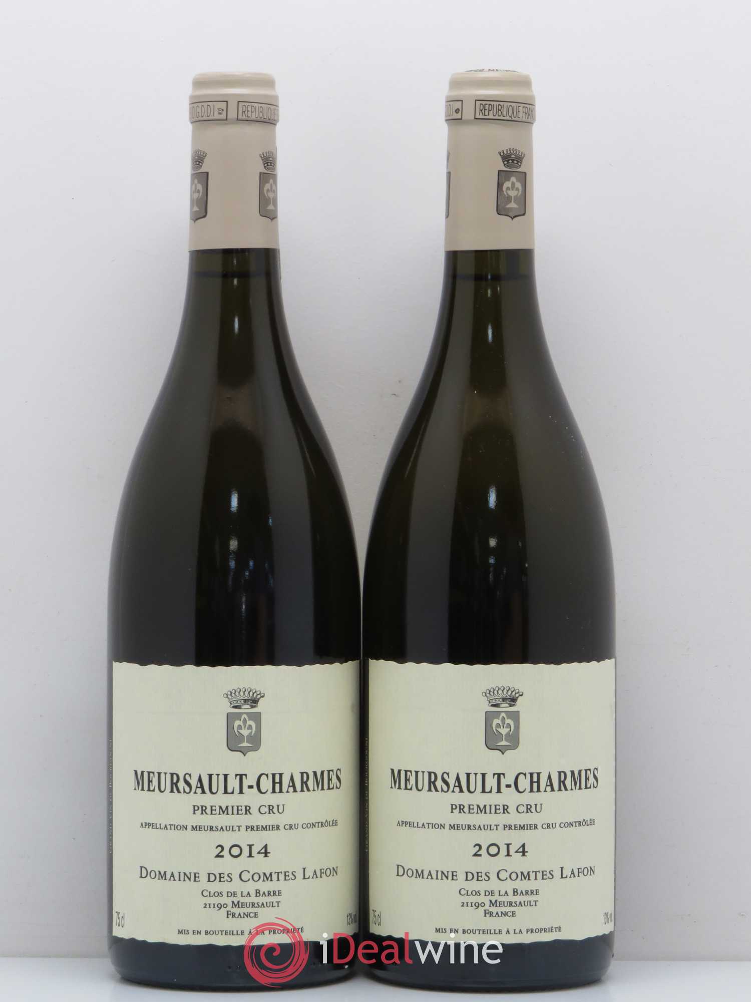 Meursault 1er Cru Charmes Comtes Lafon (Domaine des) 2014 - Lot de 2 bouteilles - 0