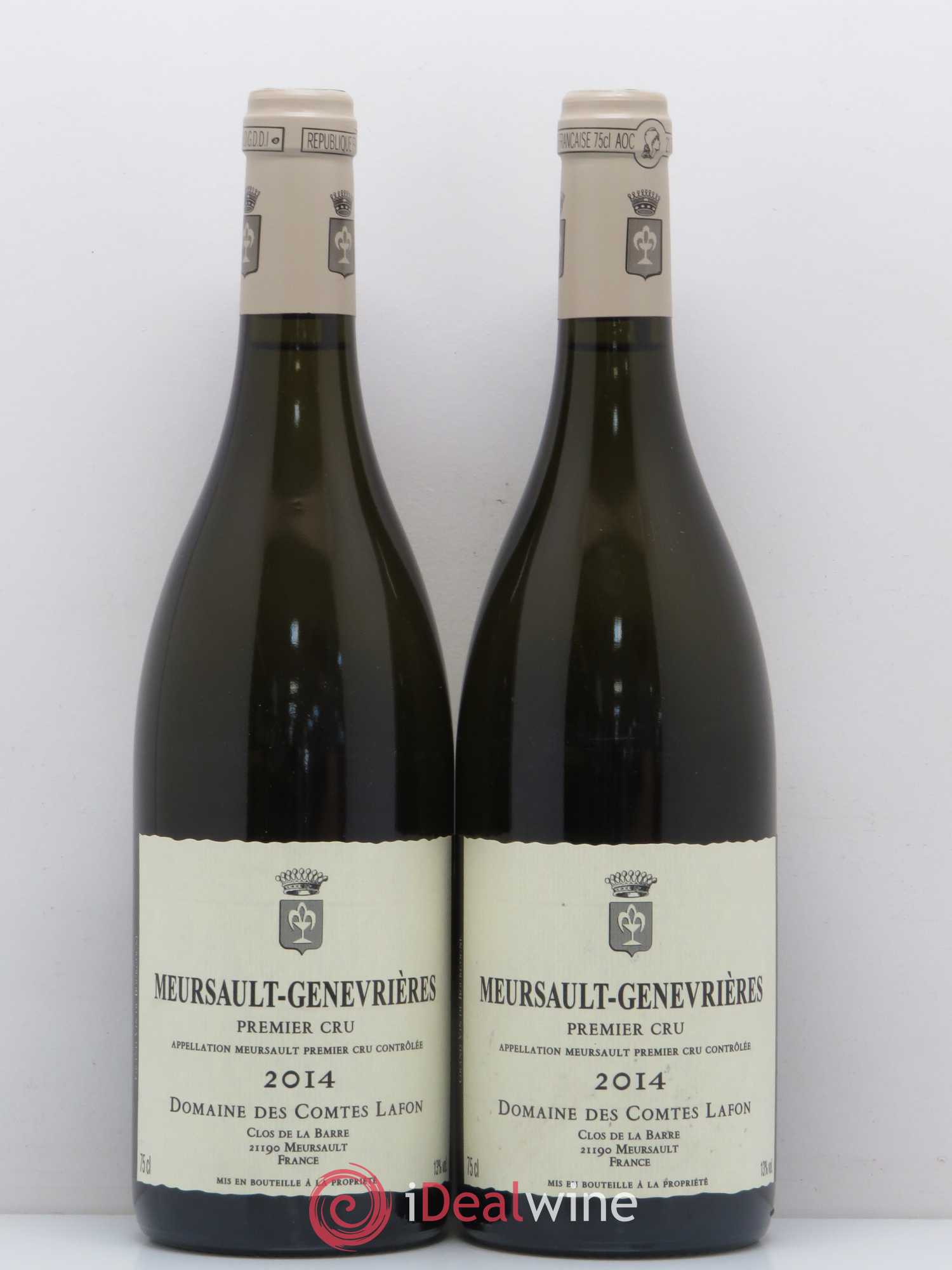 Meursault 1er Cru Genevrières Comtes Lafon (Domaine des) 2014 - Lot de 2 bouteilles - 0