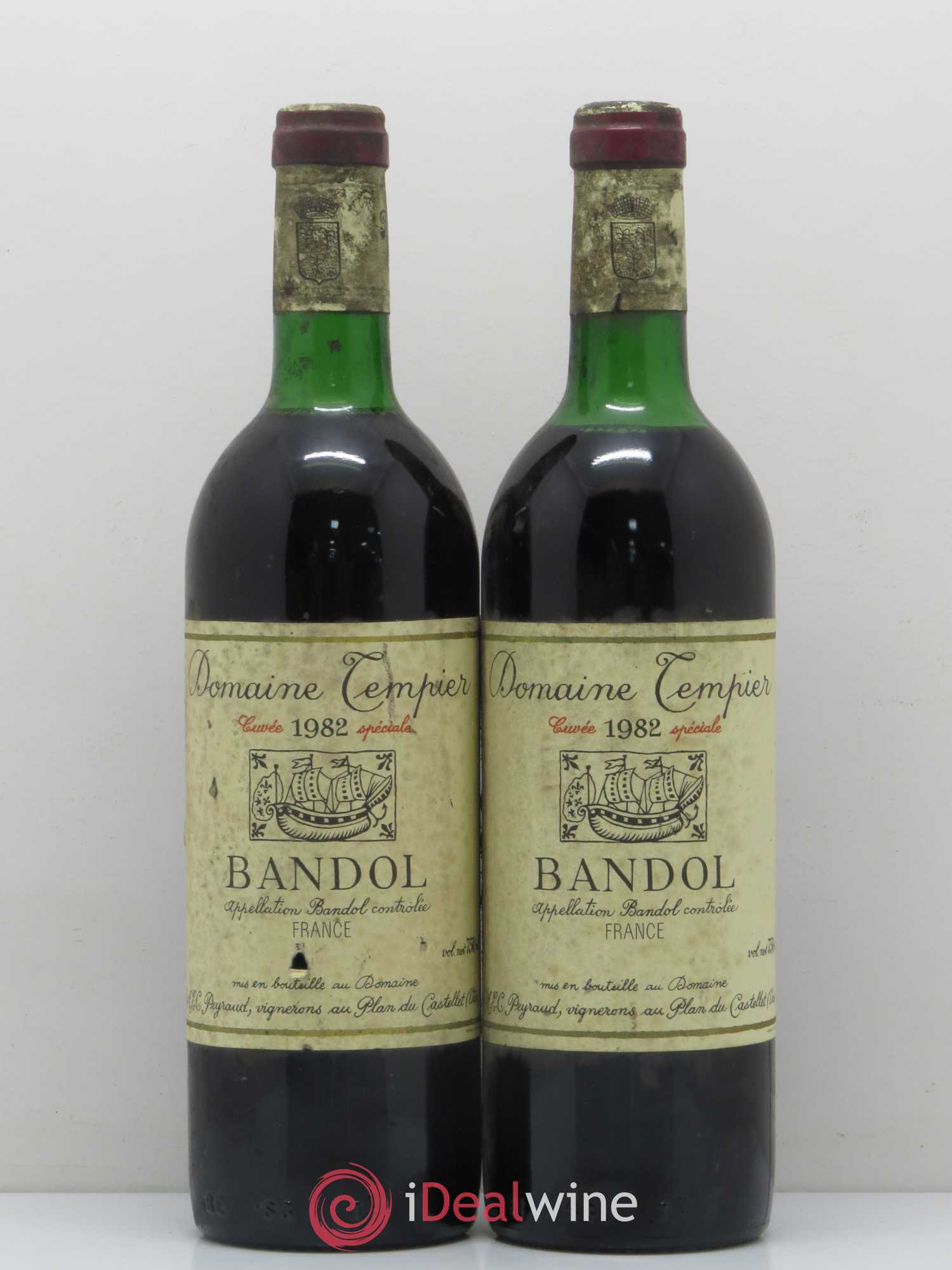 Bandol Domaine Tempier Famille Peyraud Cuvée Spéciale 1982 - Lot de 2 bouteilles - 0