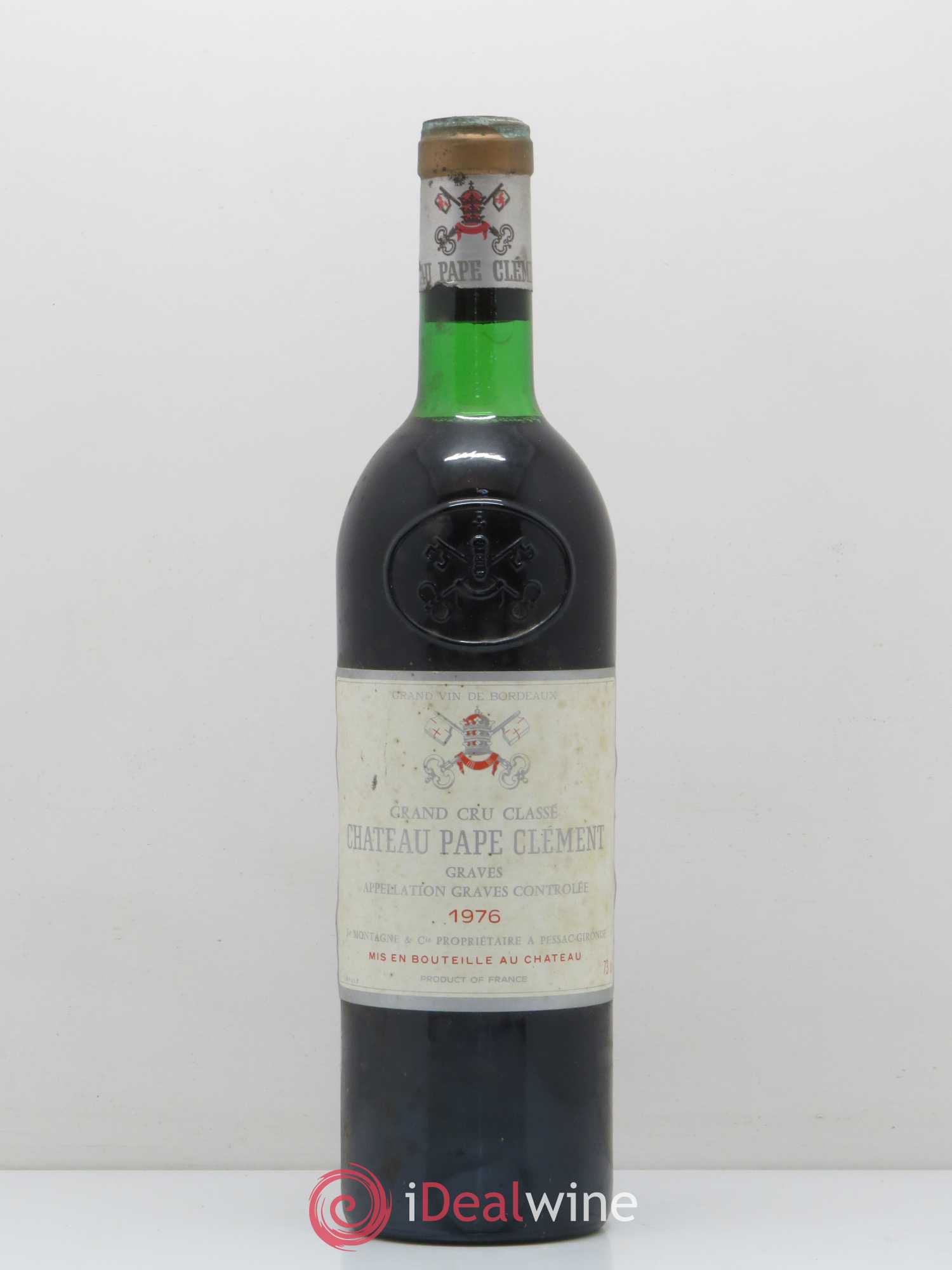 Château Pape Clément Cru Classé de Graves 1976 - Lot de 1 bouteille - 0