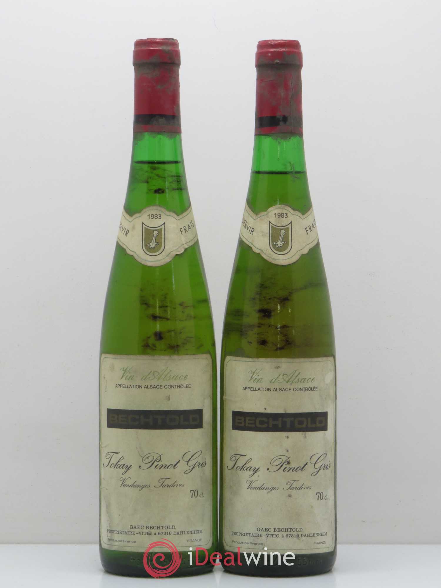 Pinot Gris Domaine Bechtold (sans prix de réserve) 1983 - Posten von 2 Flaschen - 0