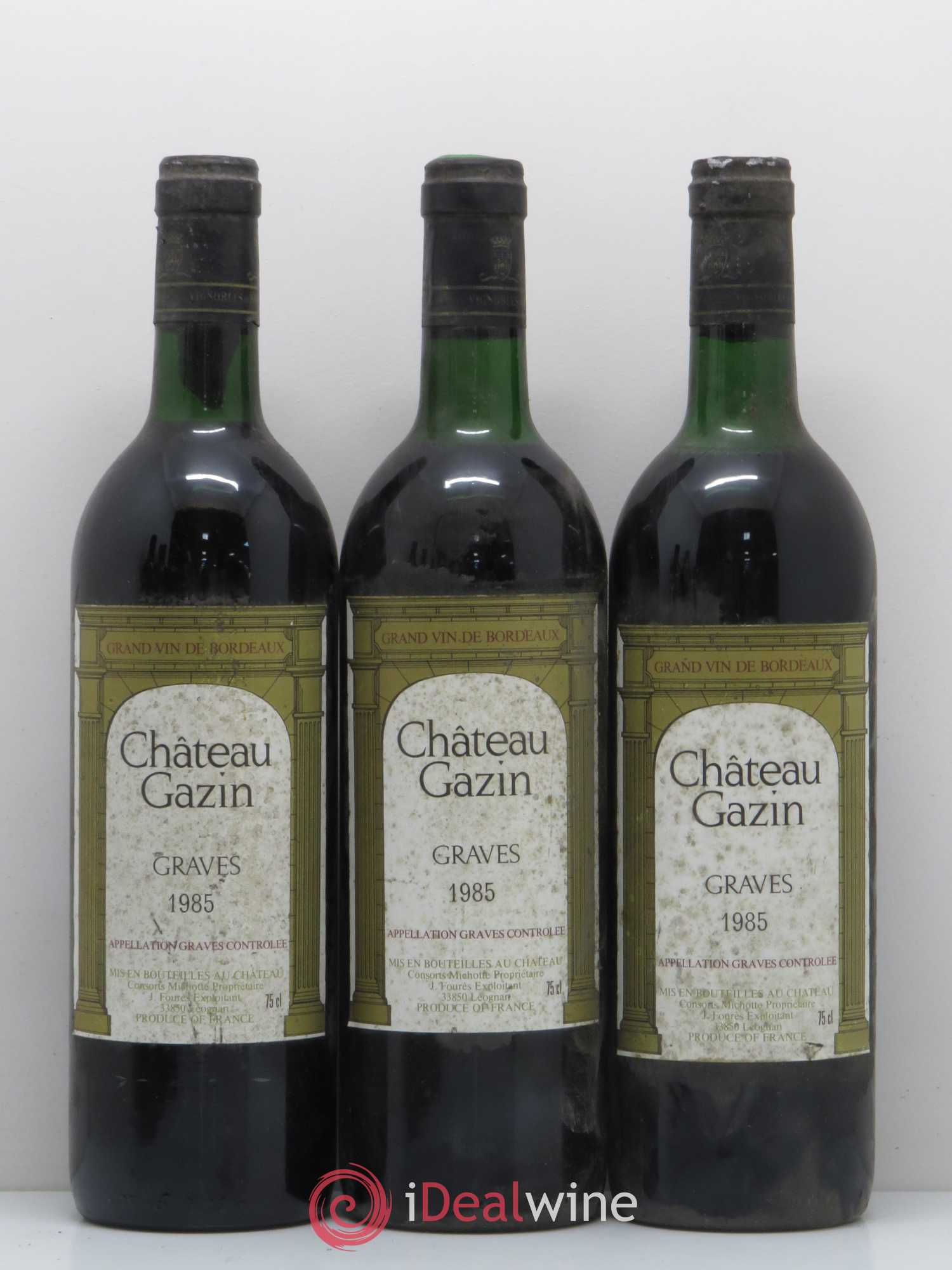Graves Chateau Gazin (sans prix de réserve) 1985 - Posten von 6 Flaschen - 1