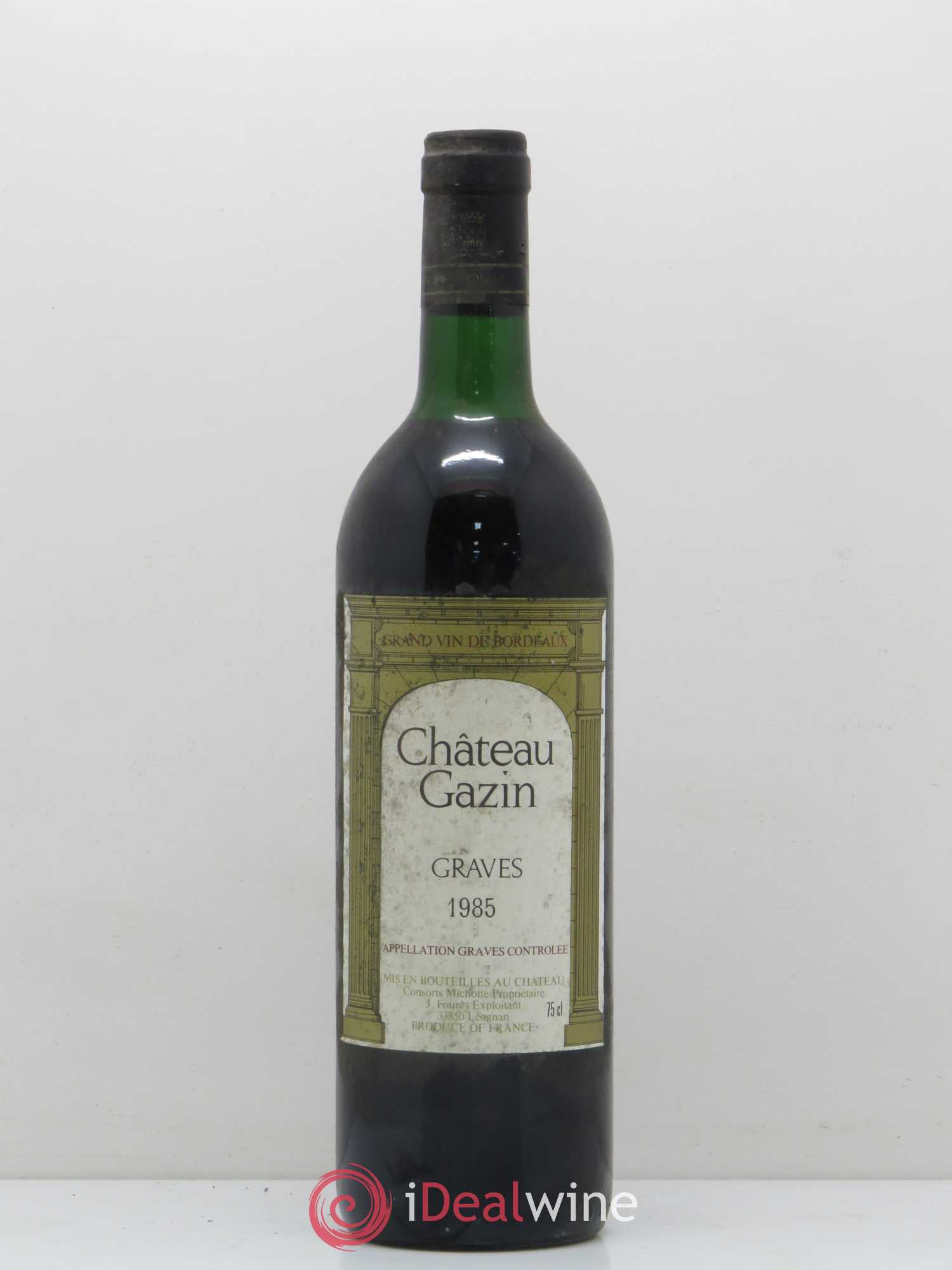 Graves Chateau Gazin (sans prix de réserve) 1985 - Posten von 1 Flasche - 0