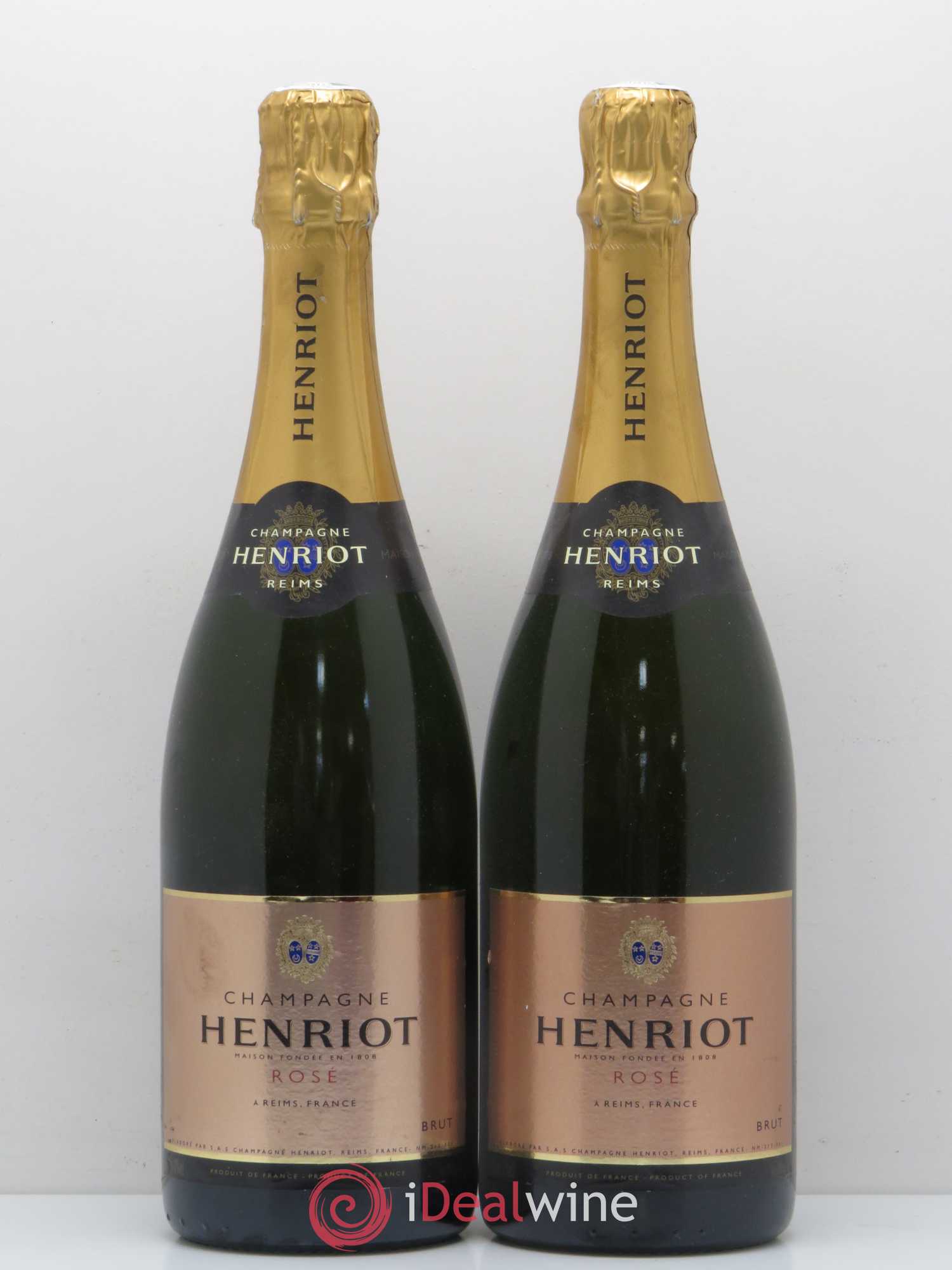 Rosé Brut Henriot (sans prix de réserve) - Lot de 2 bouteilles - 0