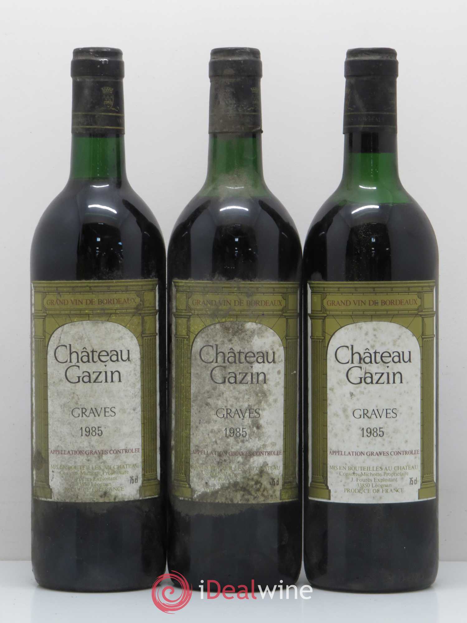 Graves Chateau Gazin (sans prix de réserve) 1985 - Posten von 12 Flaschen - 4