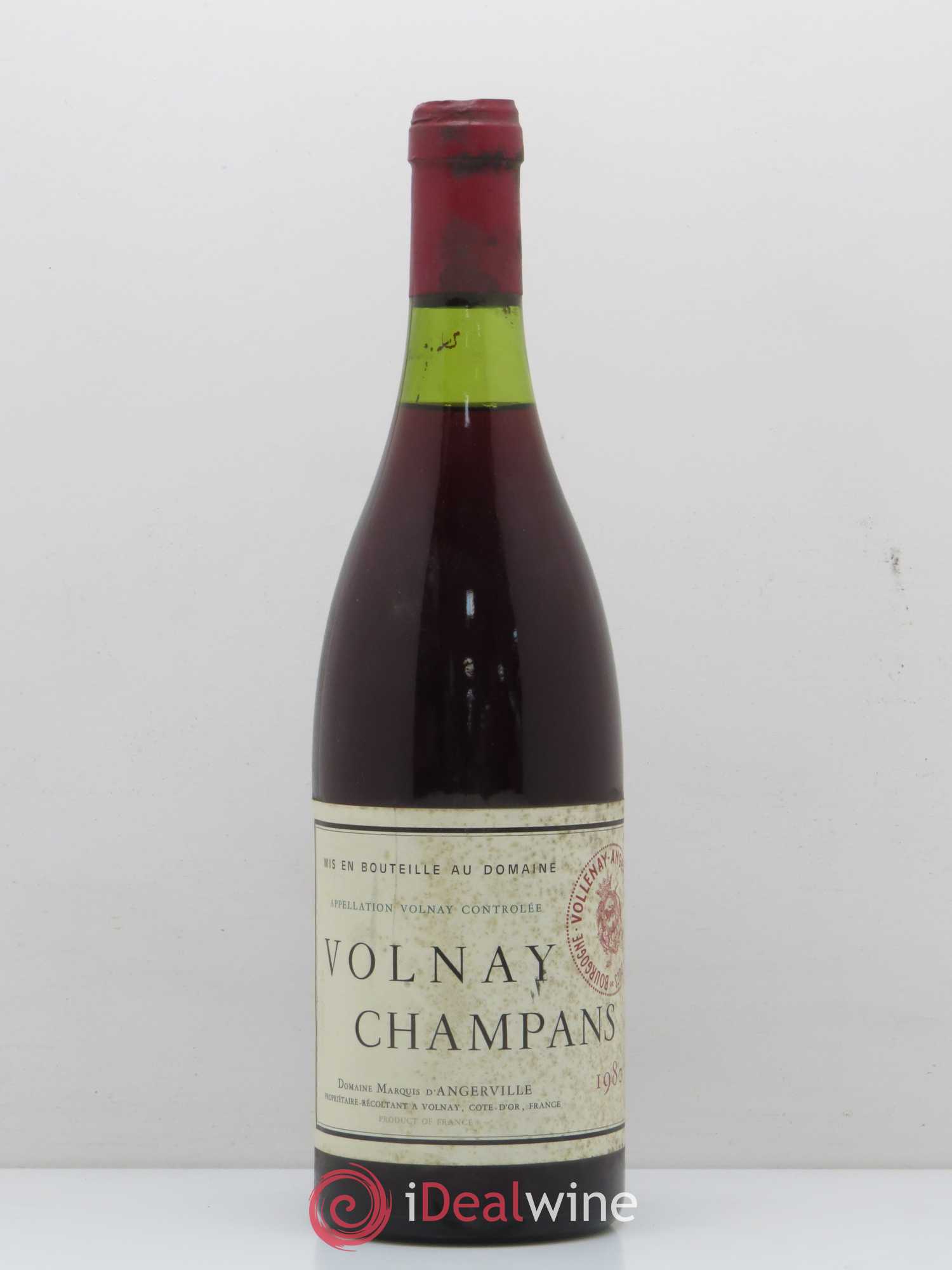 Volnay 1er Cru Champans Marquis d'Angerville (Domaine) 1980 - Lot de 1 bouteille - 0