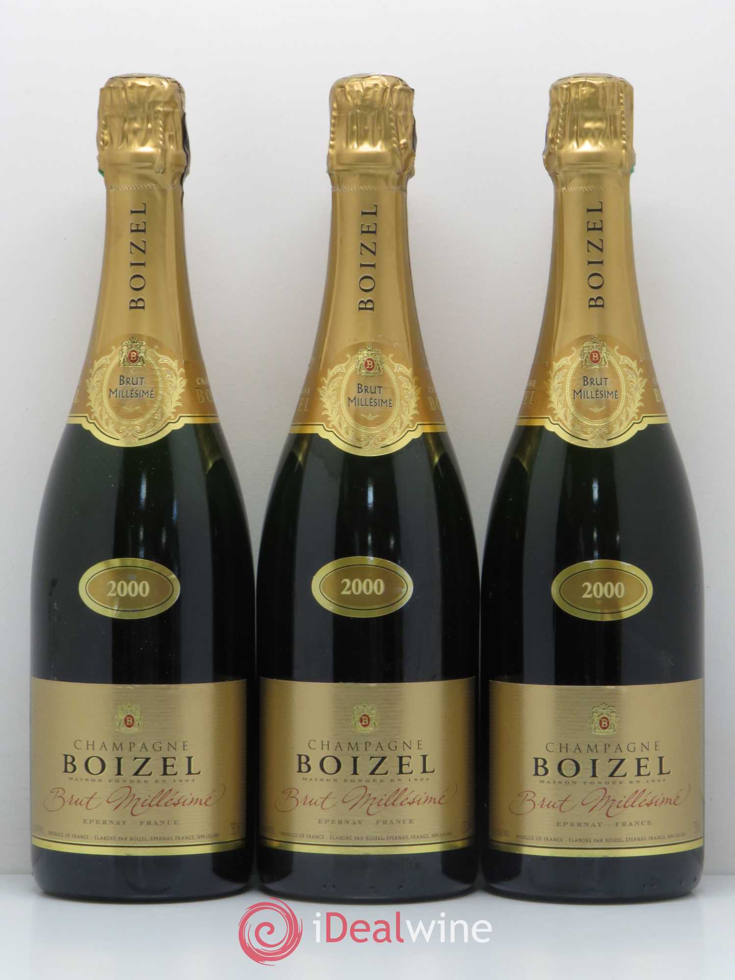 Champagne Maison Boizel 2000 - Posten von 3 Flaschen - 0