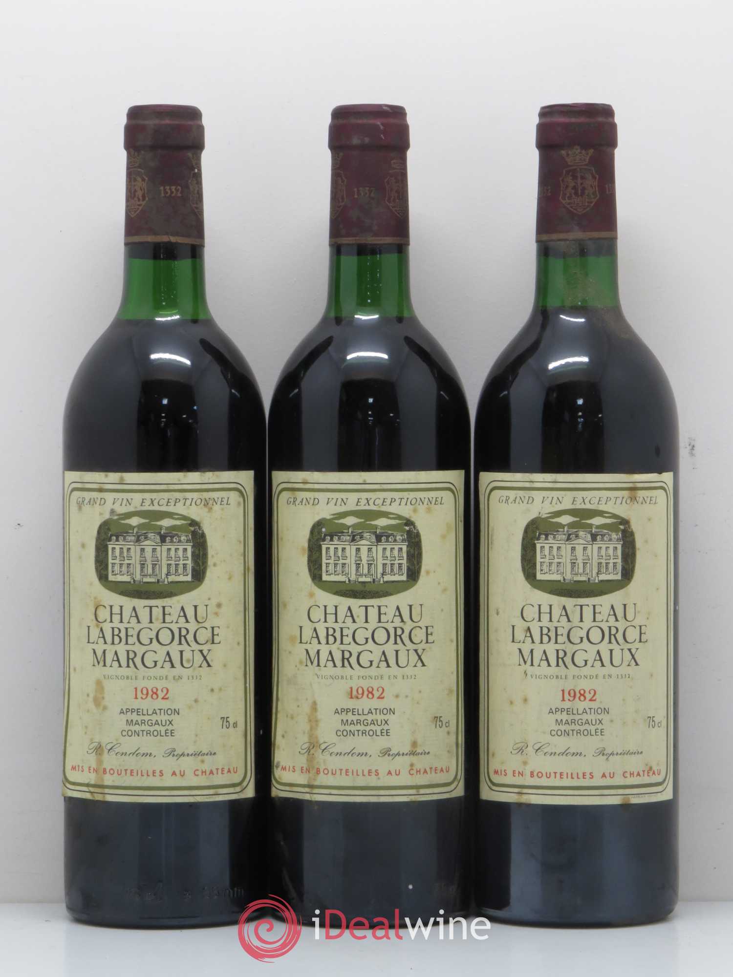 Château Labegorce Cru Bourgeois (sans prix de réserve) 1982 - Lot de 6 bouteilles - 2