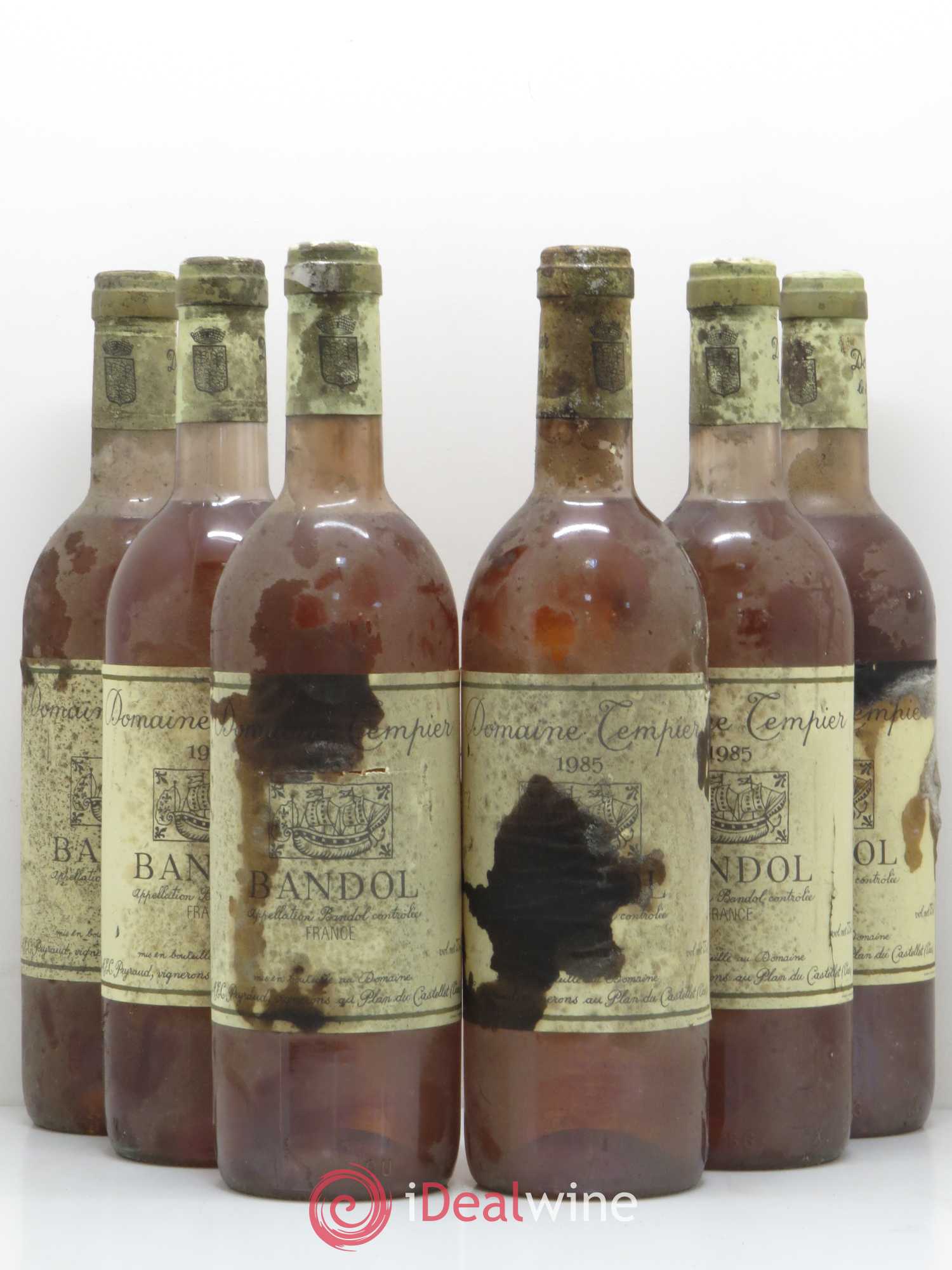 Bandol Domaine Tempier Famille Peyraud (sans prix de réserve) 1985 - Lot de 6 bouteilles - 0