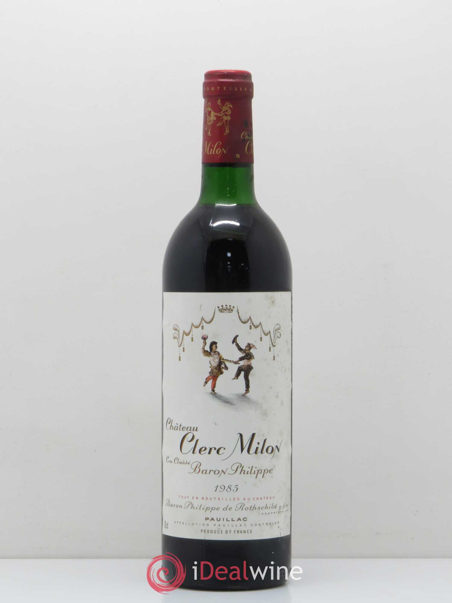 Château Clerc Milon 5ème Grand Cru Classé 1985 - Lot de 1 bouteille - 0