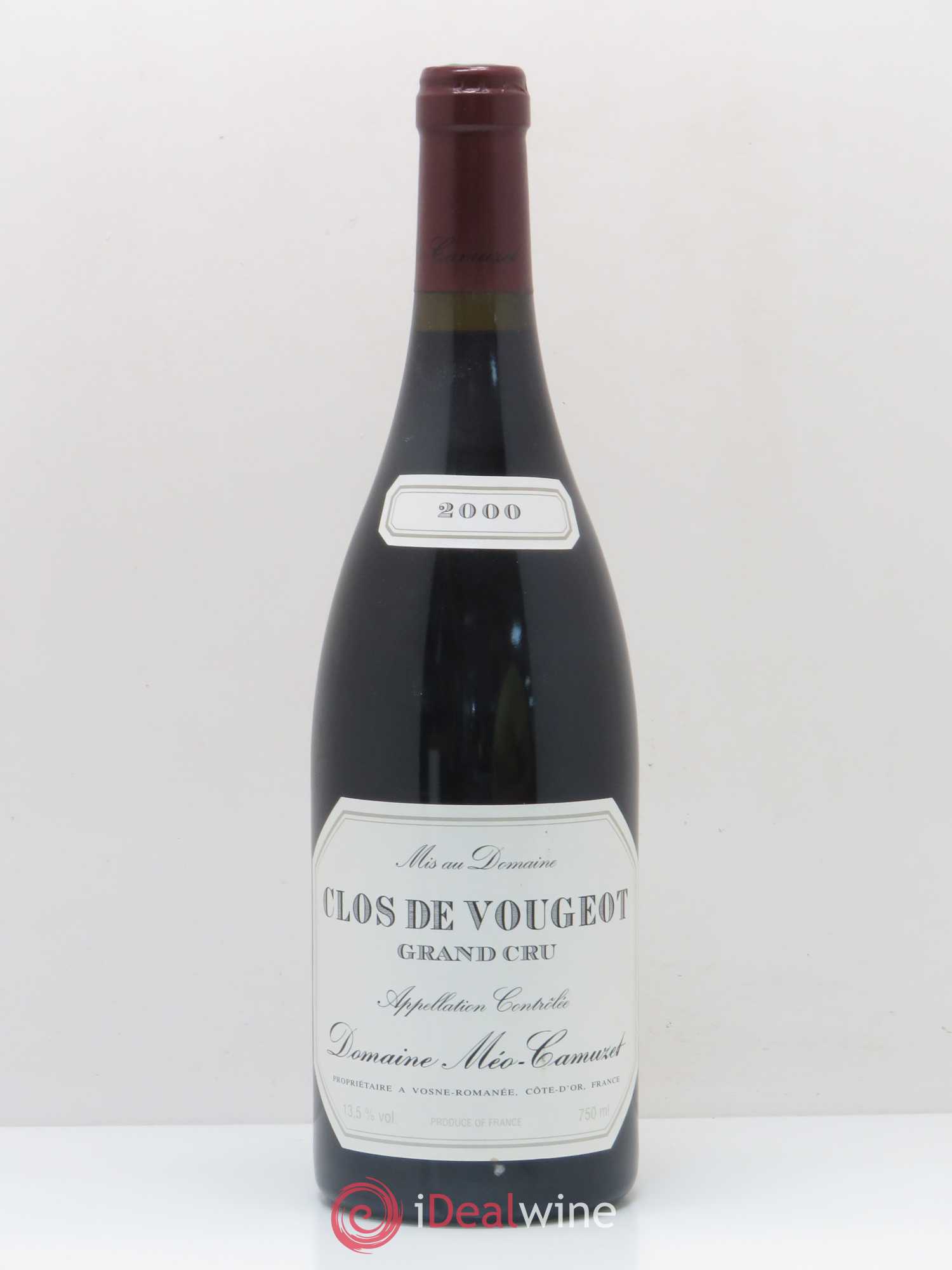 Clos de Vougeot Grand Cru Méo-Camuzet (Domaine) 2000 - Lot de 1 bouteille - 0