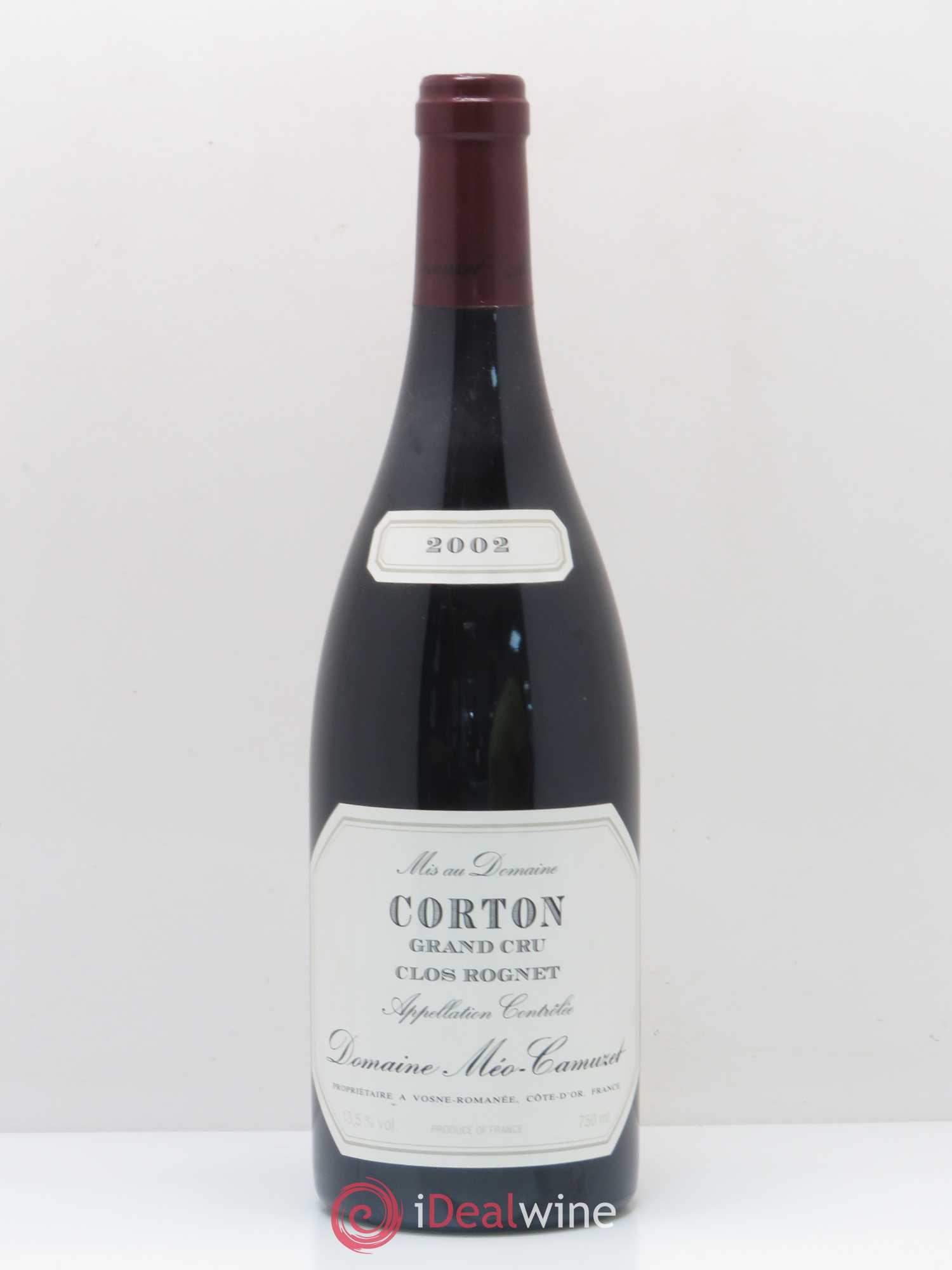 Corton Grand Cru Clos Rognet Méo-Camuzet (Domaine) 2002 - Lot de 1 bouteille - 0