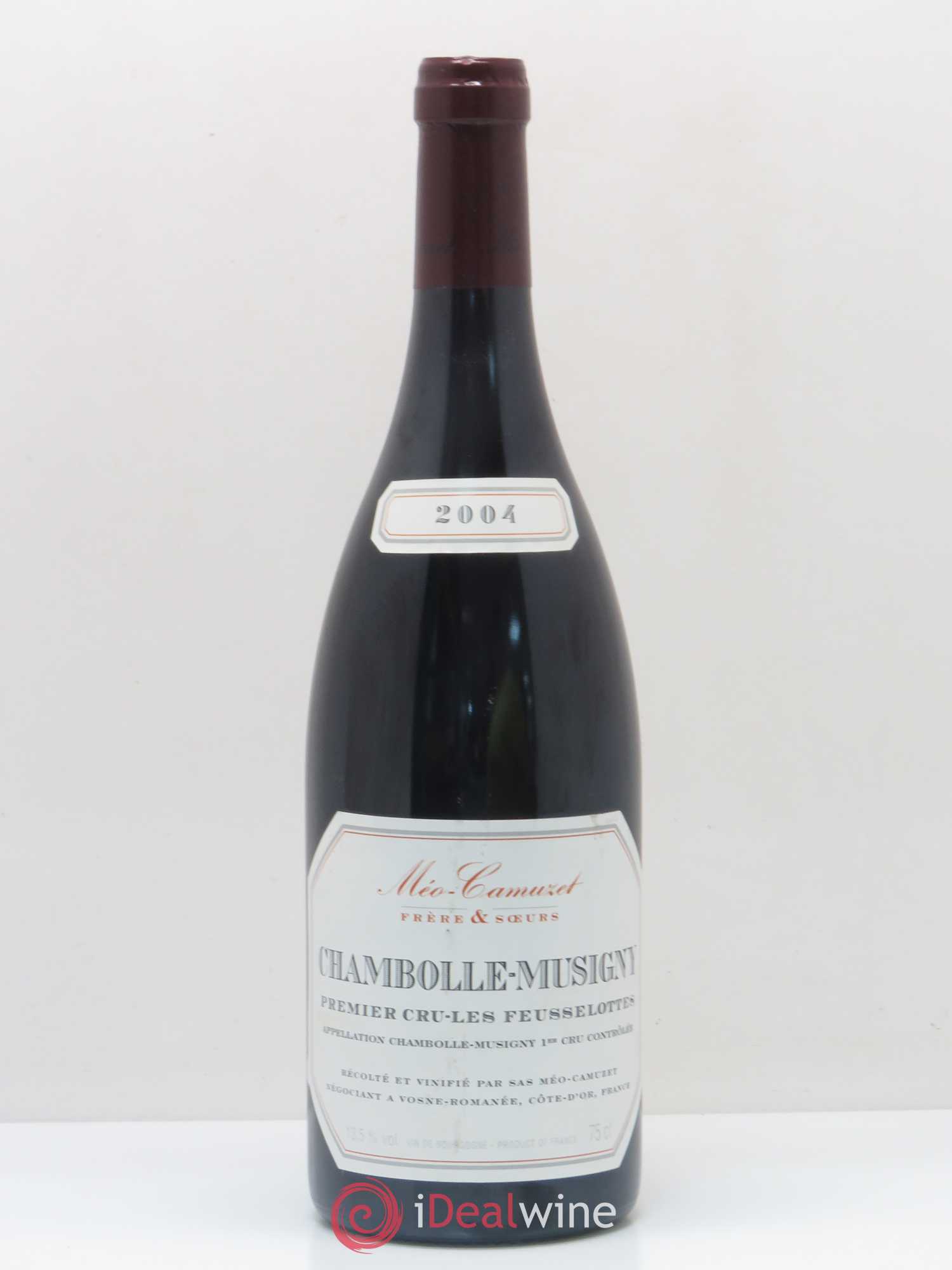Chambolle-Musigny 1er Cru Les Feusselottes Méo-Camuzet (Frère & Soeurs) 2004 - Lot de 1 bouteille - 0
