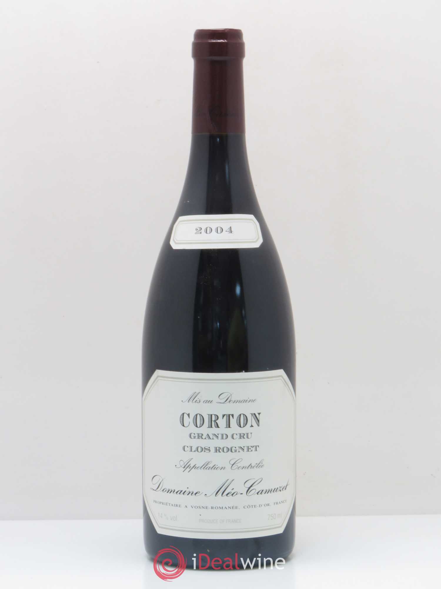 Corton Grand Cru Clos Rognet Méo-Camuzet (Domaine) 2004 - Lot de 1 bouteille - 0