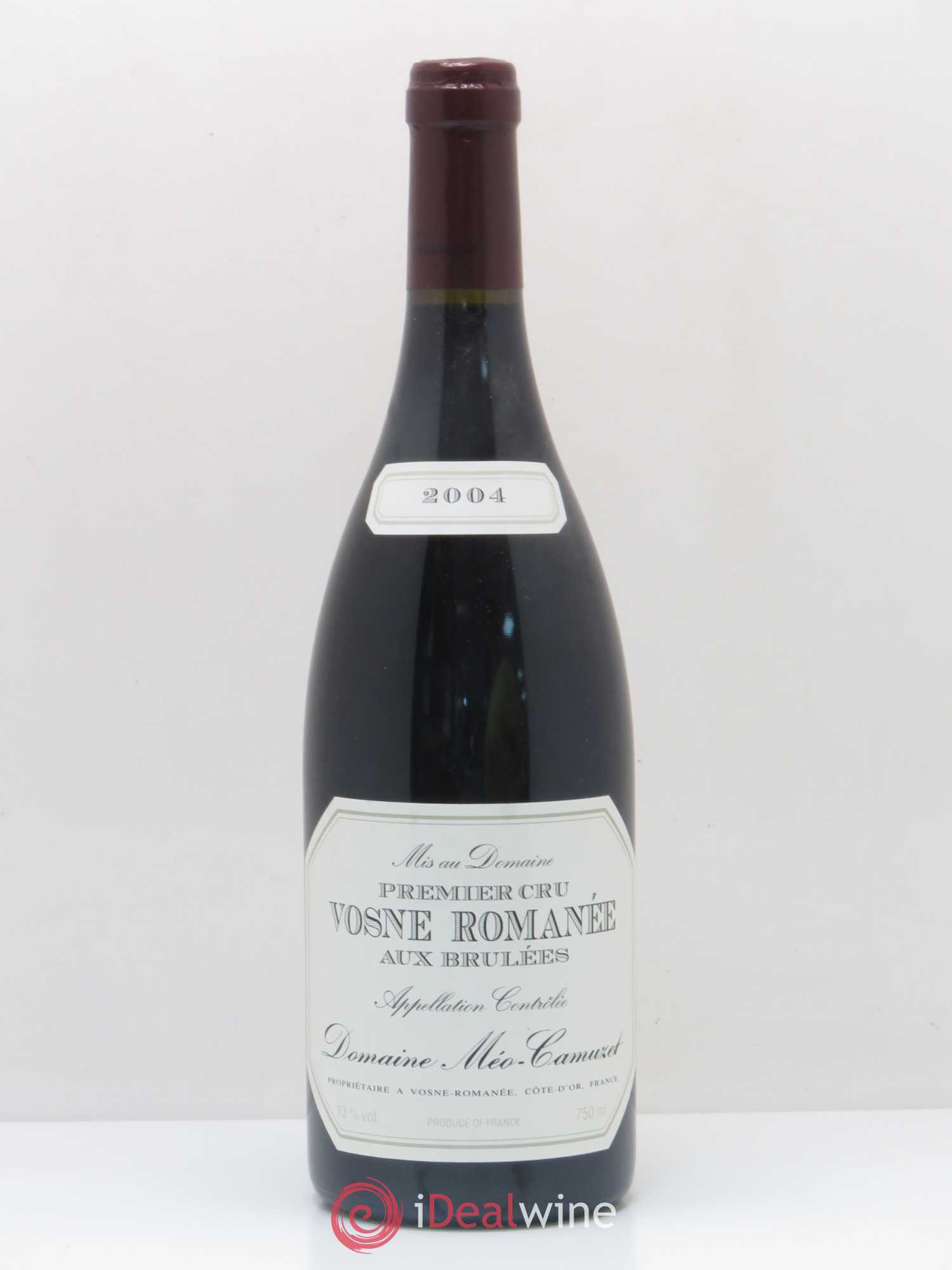 Vosne-Romanée 1er Cru Aux Brûlées Méo-Camuzet (Domaine) 2004 - Lot de 1 bouteille - 0