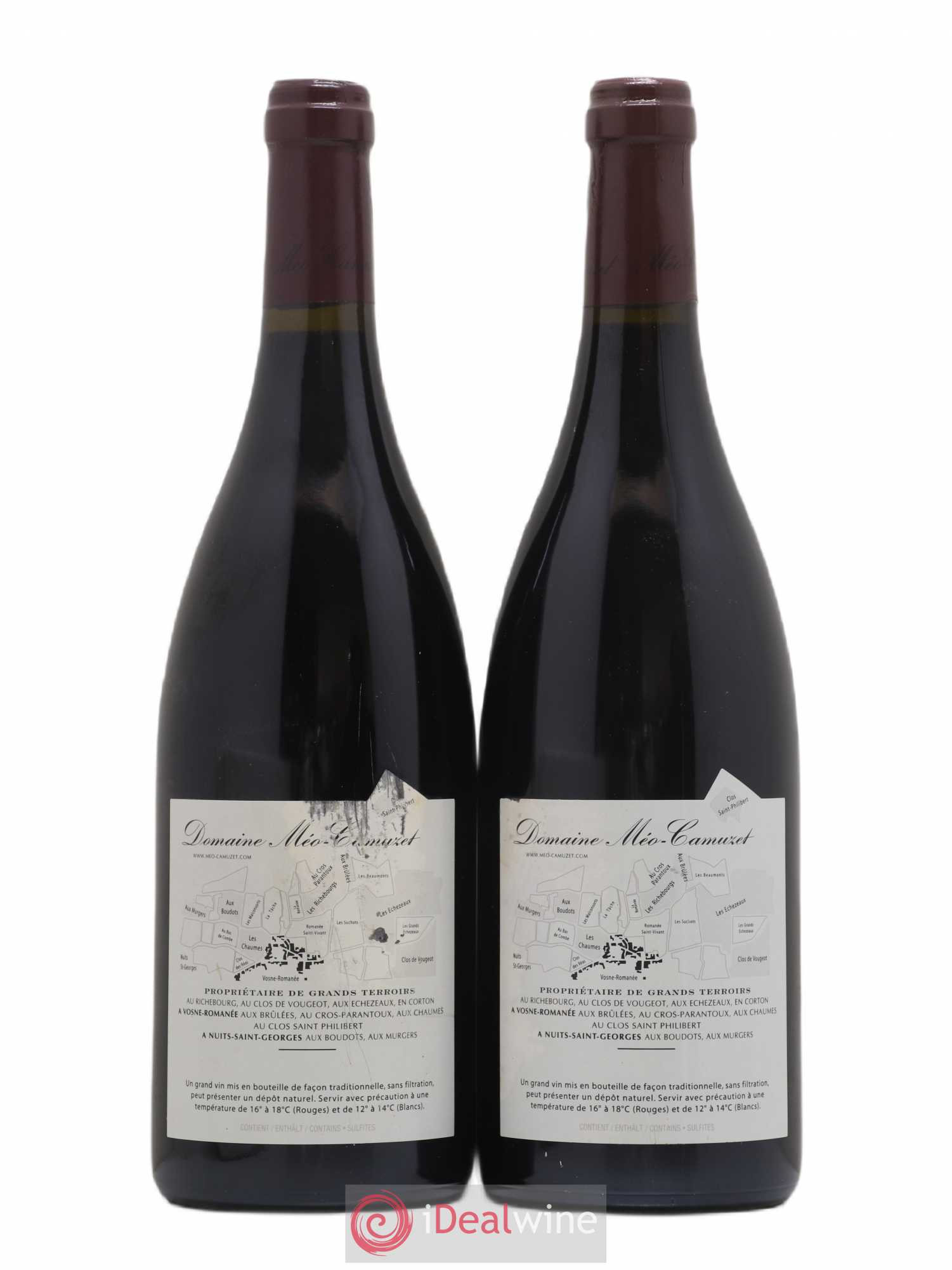 Clos de Vougeot Grand Cru Méo-Camuzet (Domaine) 2005 - Lot de 2 bouteilles - 1