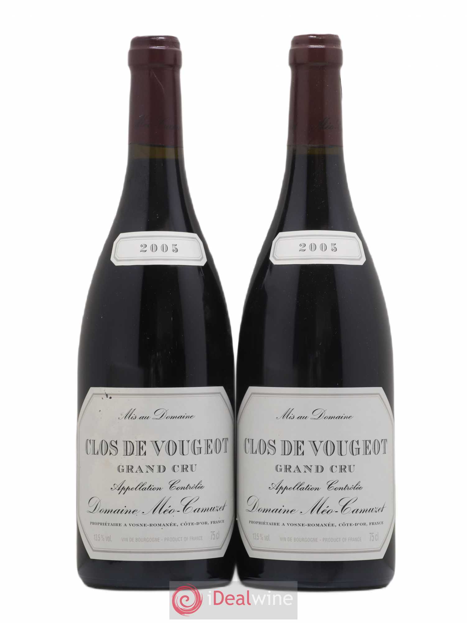 Clos de Vougeot Grand Cru Méo-Camuzet (Domaine) 2005 - Lot de 2 bouteilles - 0