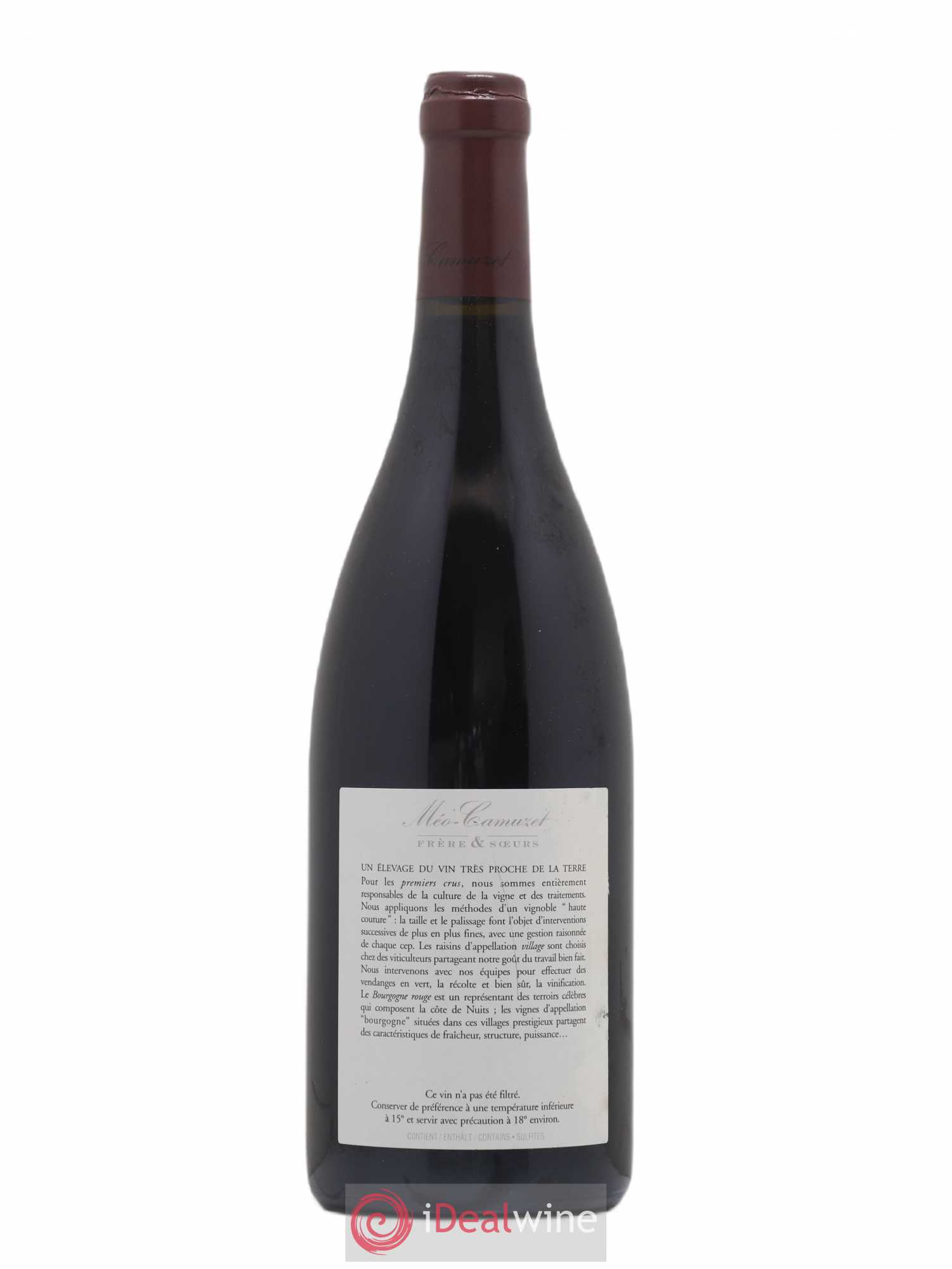 Chambolle-Musigny 1er Cru Les Feusselottes Méo-Camuzet (Frère & Soeurs) 2005 - Lot de 1 bouteille - 1