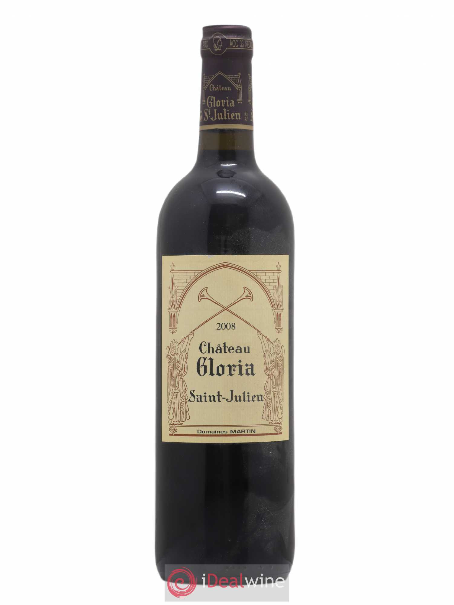 Château Gloria (sans prix de réserve) 2008 - Lot de 1 bouteille - 0