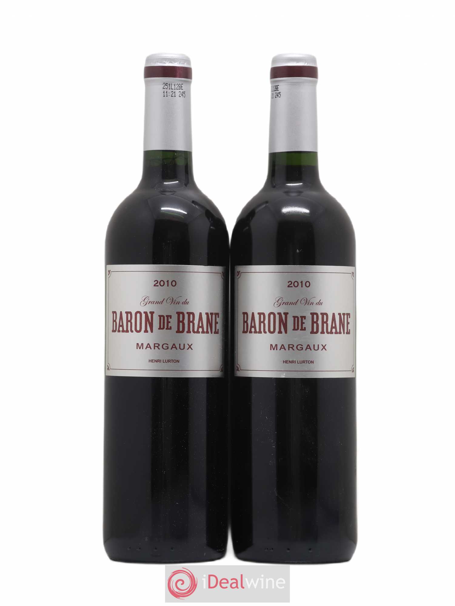 Baron de Brane Second Vin 2010 - Lot de 2 bouteilles - 0