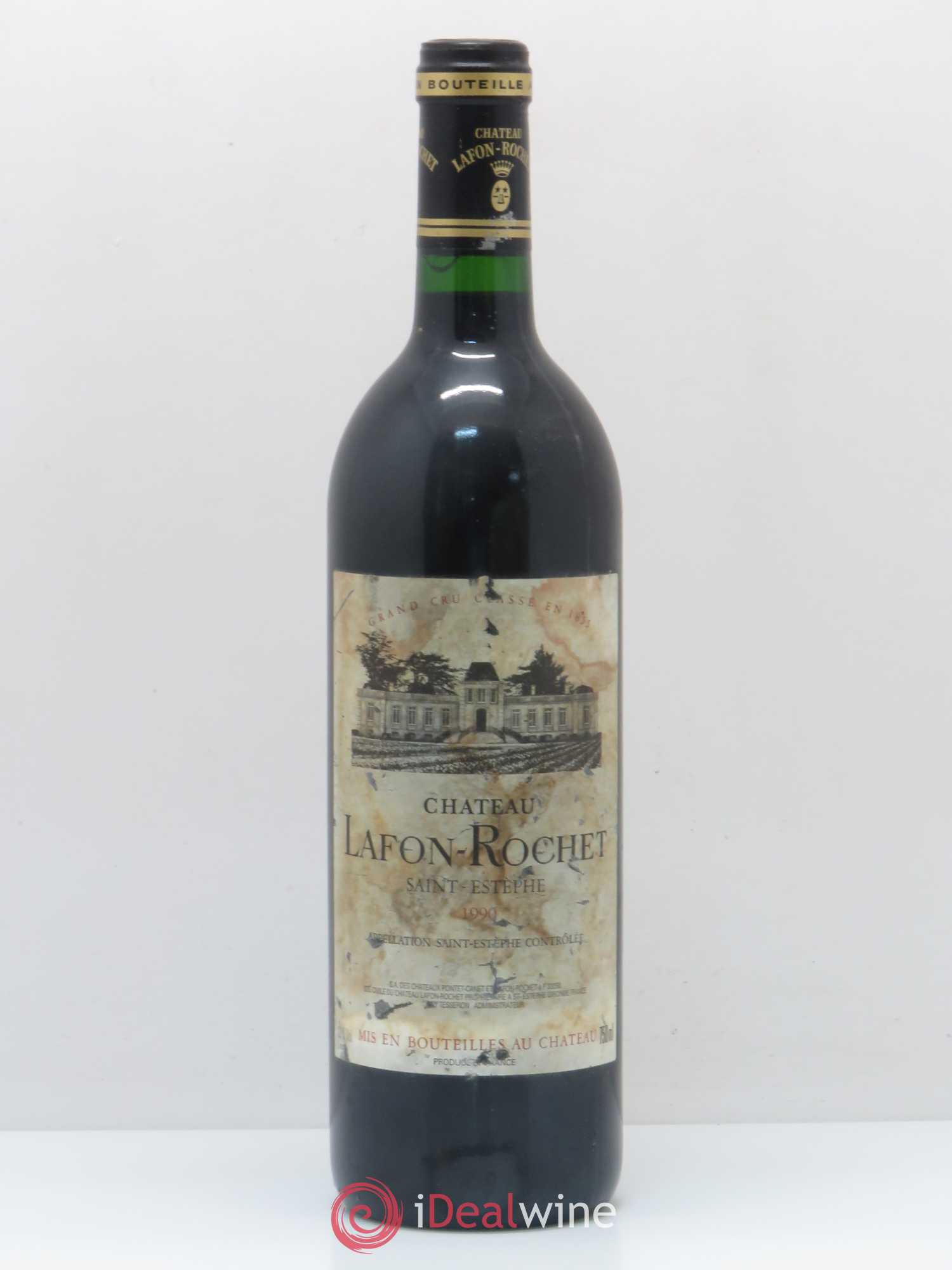 Château Lafon Rochet 4ème Grand Cru Classé 1990 - Lot de 1 bouteille - 0