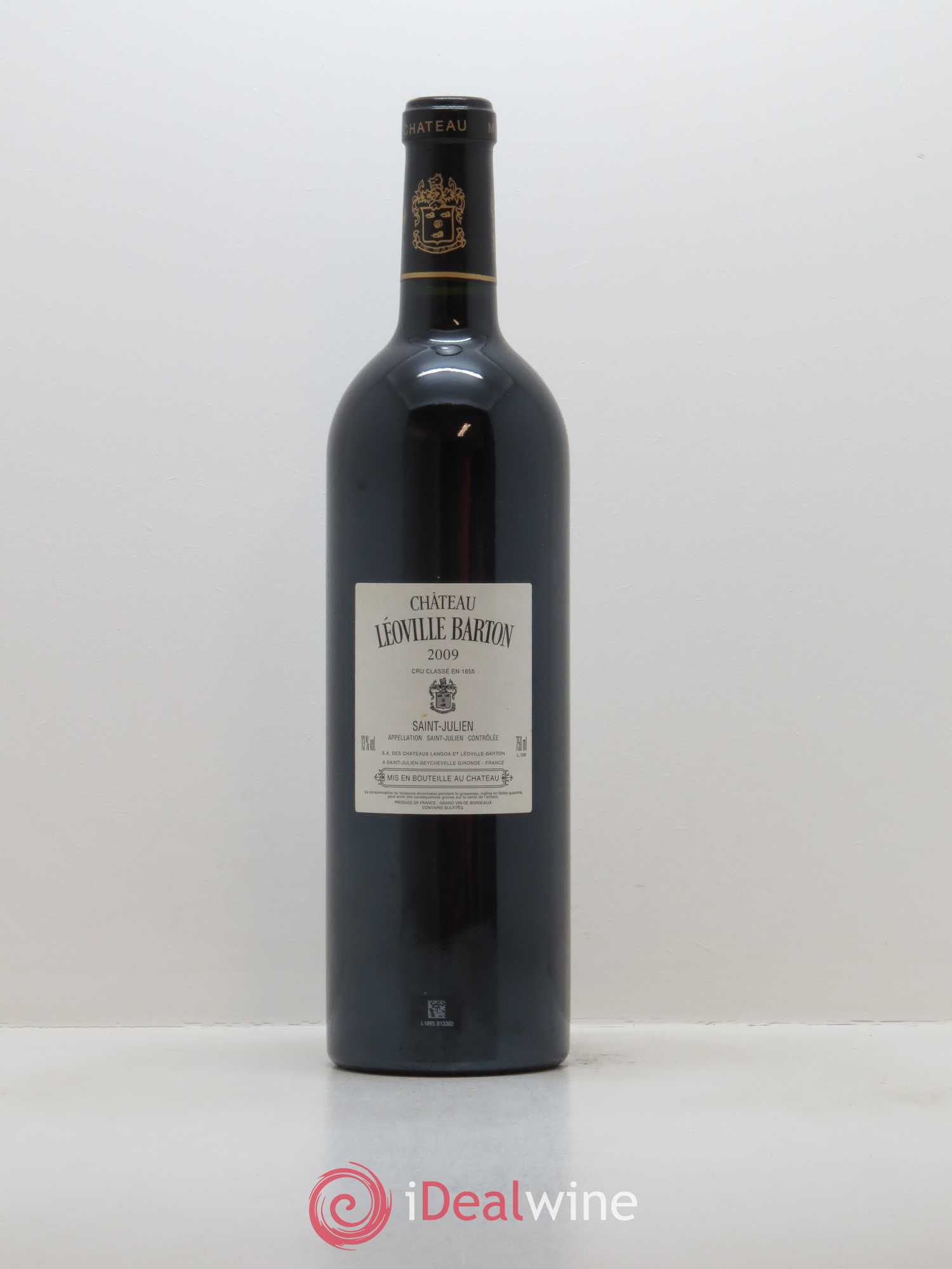 Château Léoville Barton 2ème Grand Cru Classé 2009 - Lot de 1 bouteille - 1