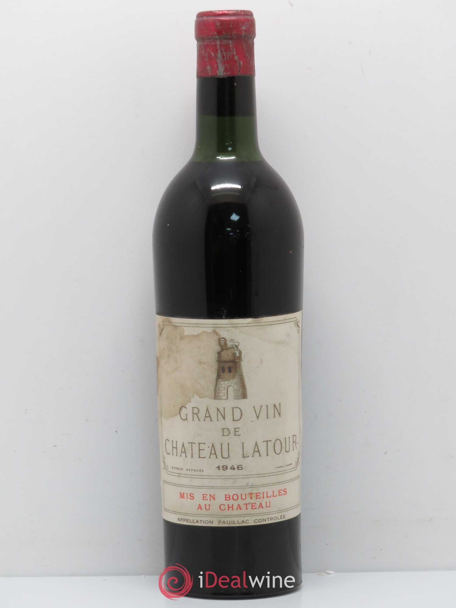 Château Latour 1er Grand Cru Classé 1946 - Lot de 1 bouteille - 0