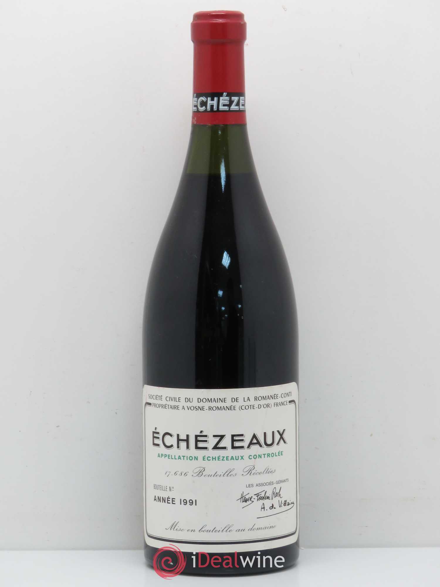 Echezeaux Grand Cru Domaine de la Romanée-Conti 1991 - Lot de 1 bouteille - 0