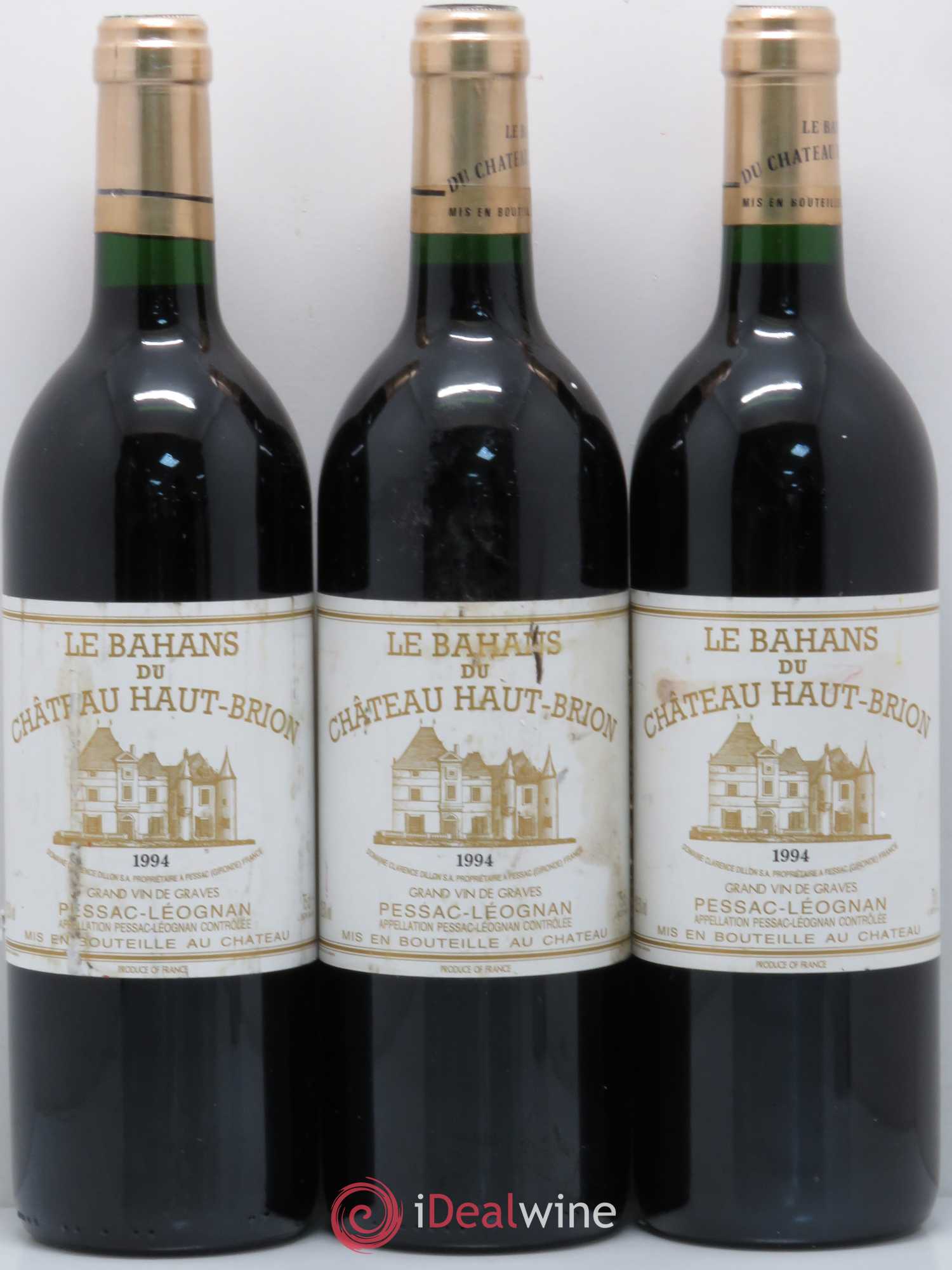 Clarence (Bahans) de Haut-Brion Second Vin 1994 - Lot de 3 bouteilles - 0