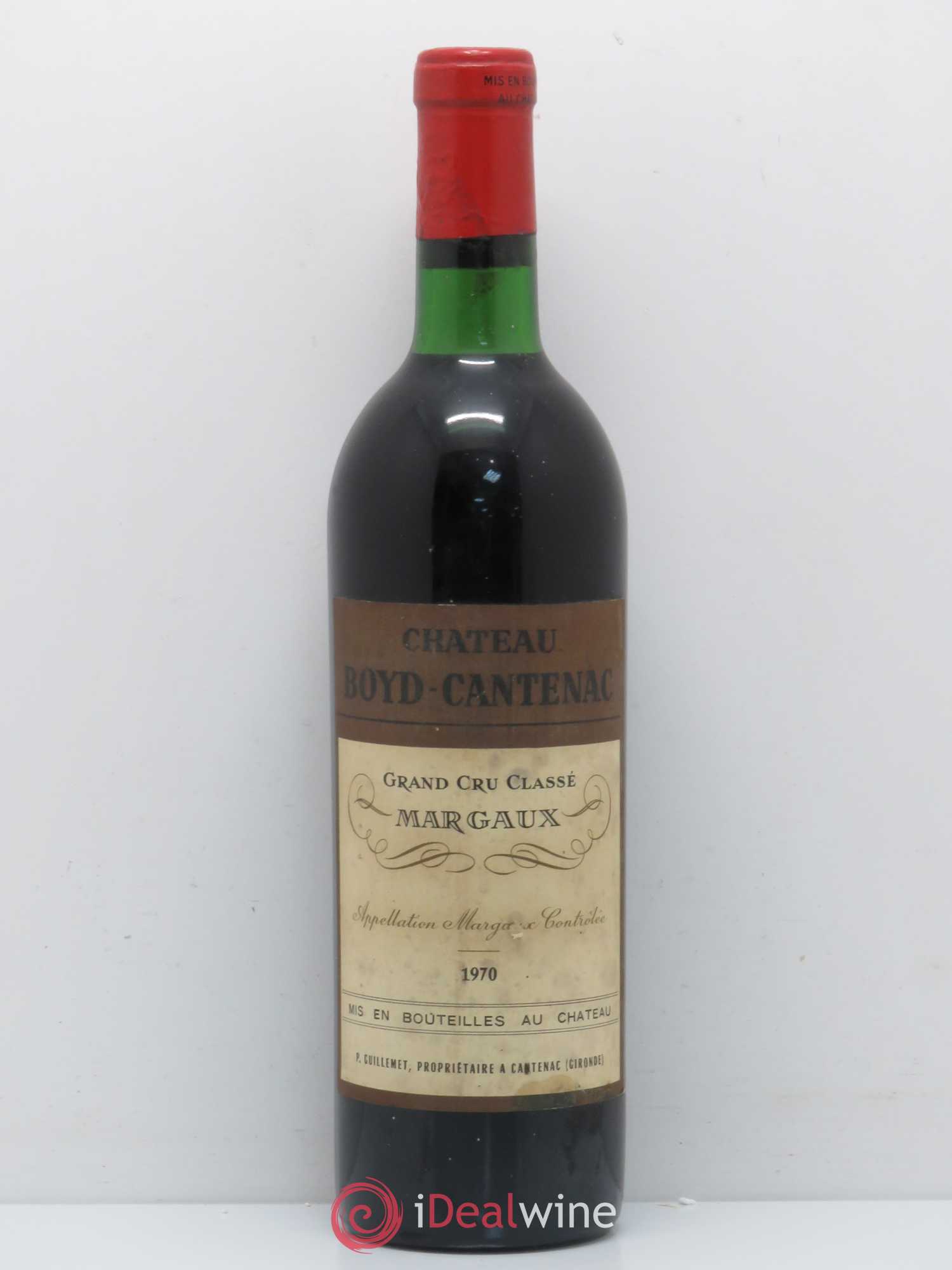 Château Boyd Cantenac 3ème Grand Cru Classé 1970 - Lot de 1 bouteille - 0