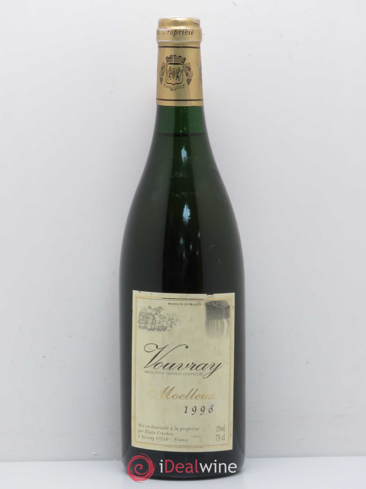 Vouvray Alain Cruchet (sans prix de réserve) 1998 - Lotto di 1 bottiglia - 0