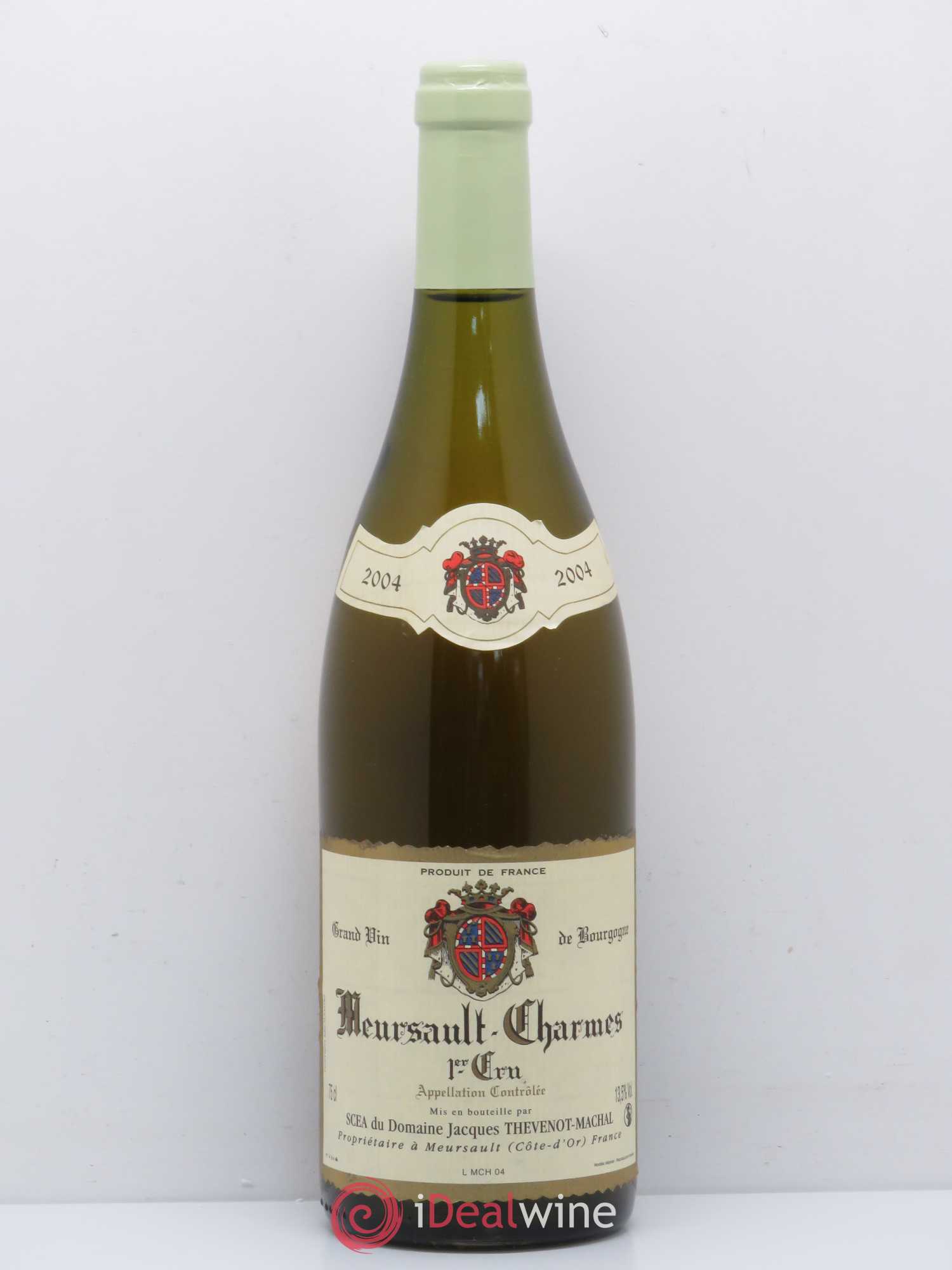 Meursault 1er Cru Les Charmes Domaine Thevenot 2004 - Posten von 1 Flasche - 0