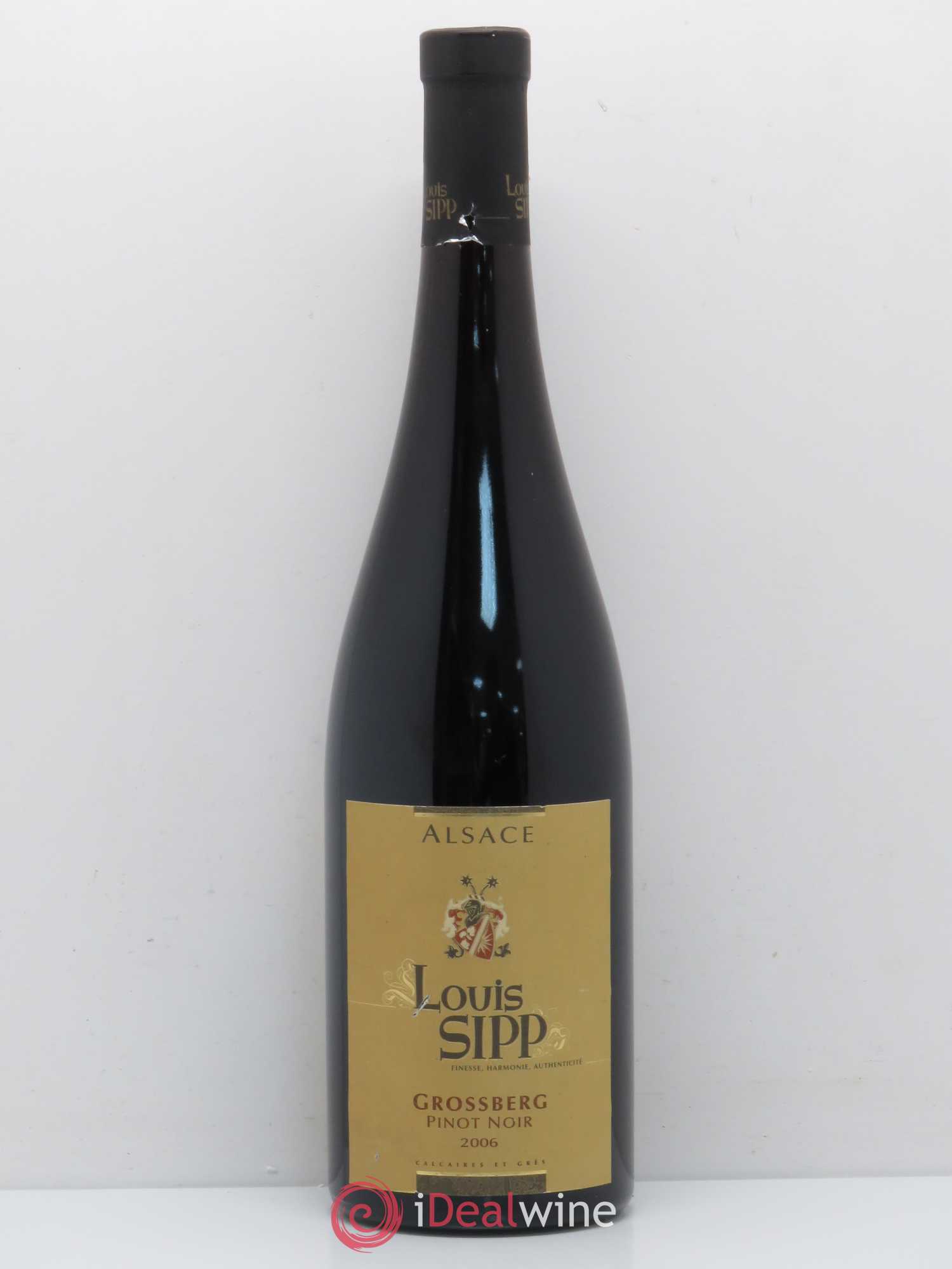 Pinot Noir Grossberg Louis Sipp (sans prix de réserve) 2006 - Posten von 1 Flasche - 0