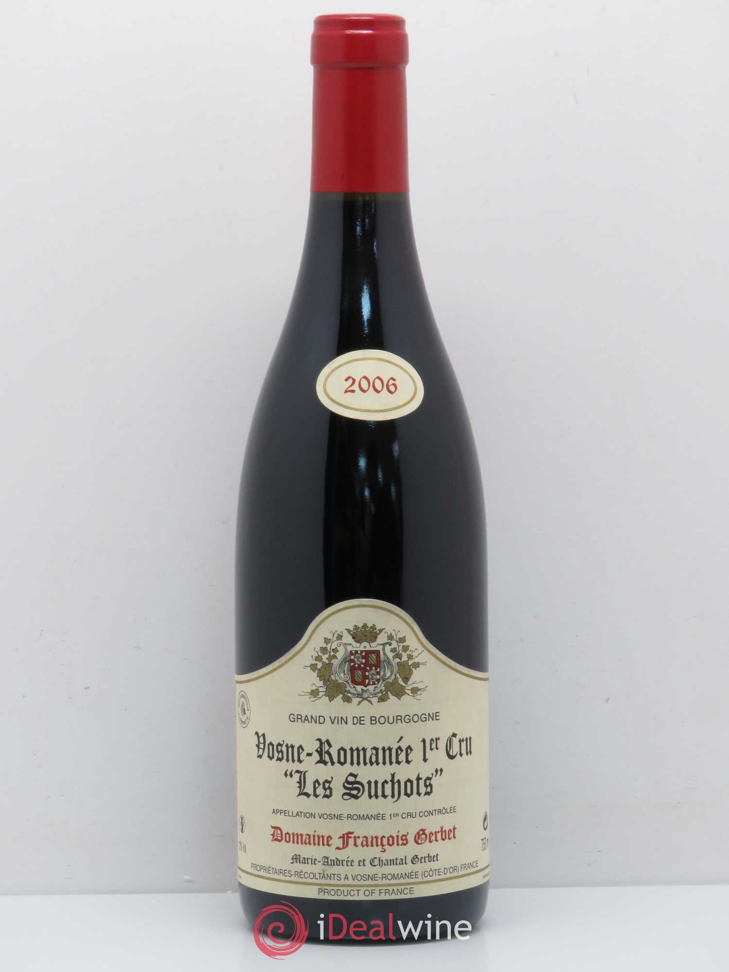 Vosne-Romanée 1er Cru Les Suchots Domaine François Gerbet 2006 - Posten von 1 Flasche - 0