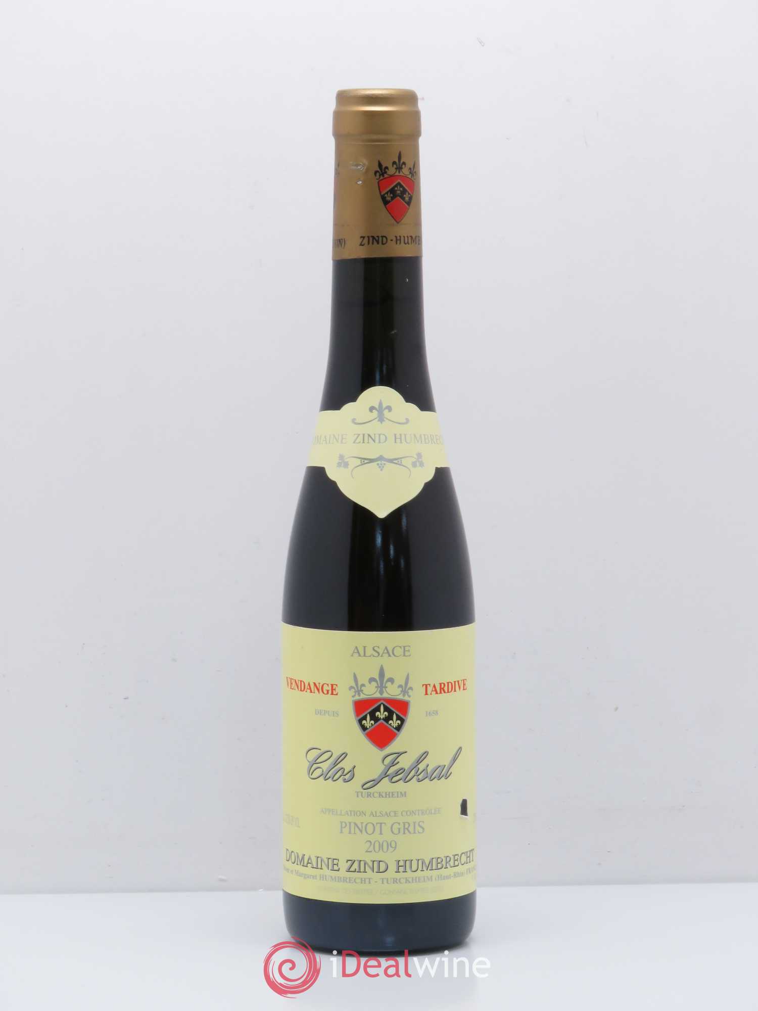Alsace Pinot Gris (anciennement Tokay) Vendanges Tardives Zind-Humbrecht (Domaine) Clos Jebsal 2009 - Posten von 1 Demi-Flasche - 0