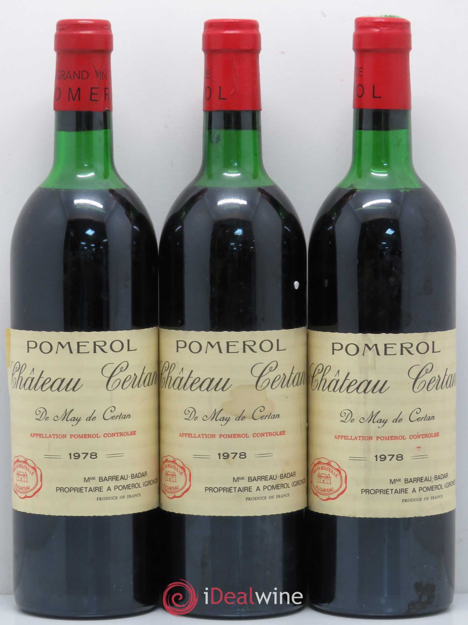 Château Certan de May 1978 - Lot de 6 bouteilles - 2