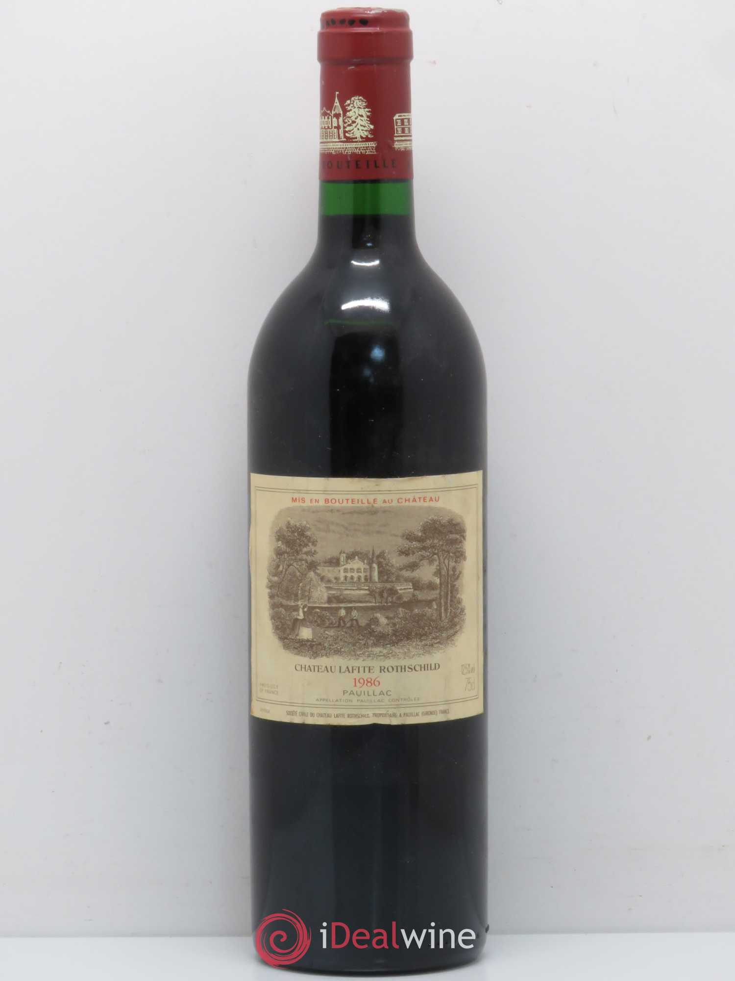 Château Lafite Rothschild 1er Grand Cru Classé 1986 - Lot de 1 bouteille - 0