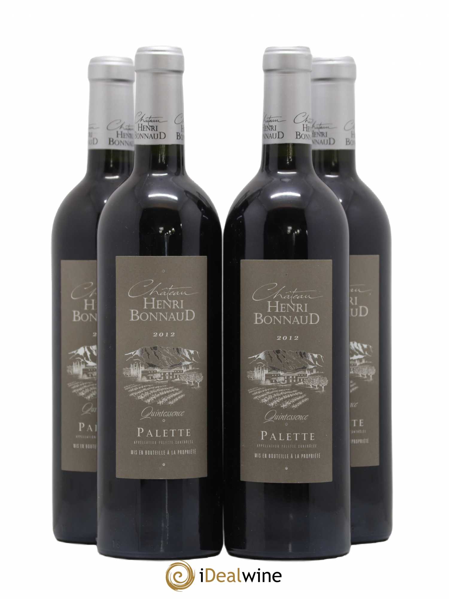 Palette Quintessence Henri Bonnaud 2012 - Lot de 4 bouteilles - 0