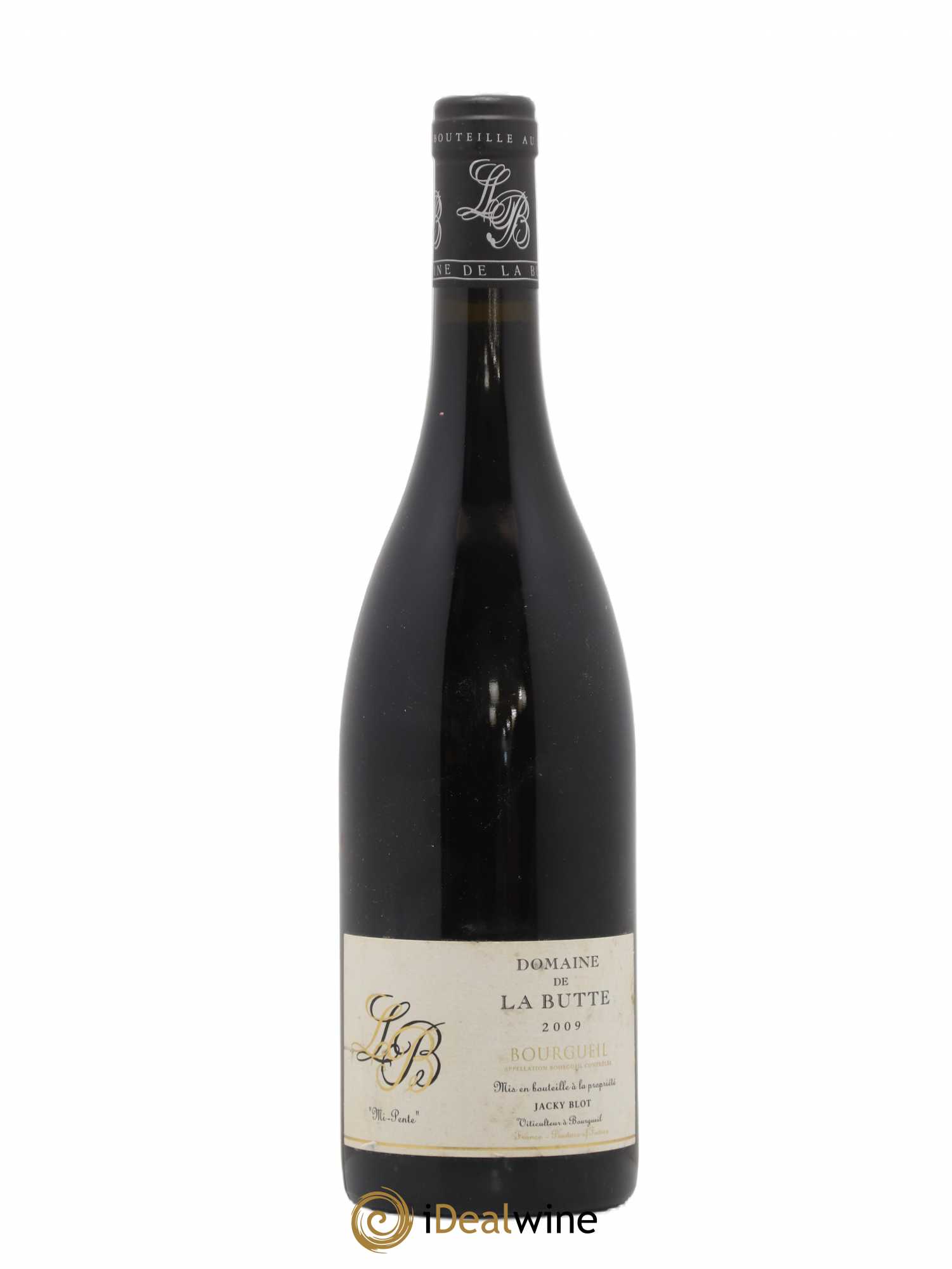 Bourgueil Mi-Pente Domaine de La Butte - Jacky Blot 2009 - Lot de 1 bouteille - 0