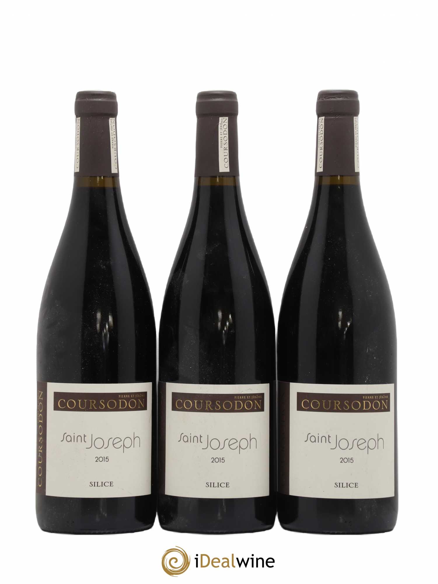Saint-Joseph Silice Pierre et Jérôme Coursodon 2015 - Lot de 3 bouteilles - 0