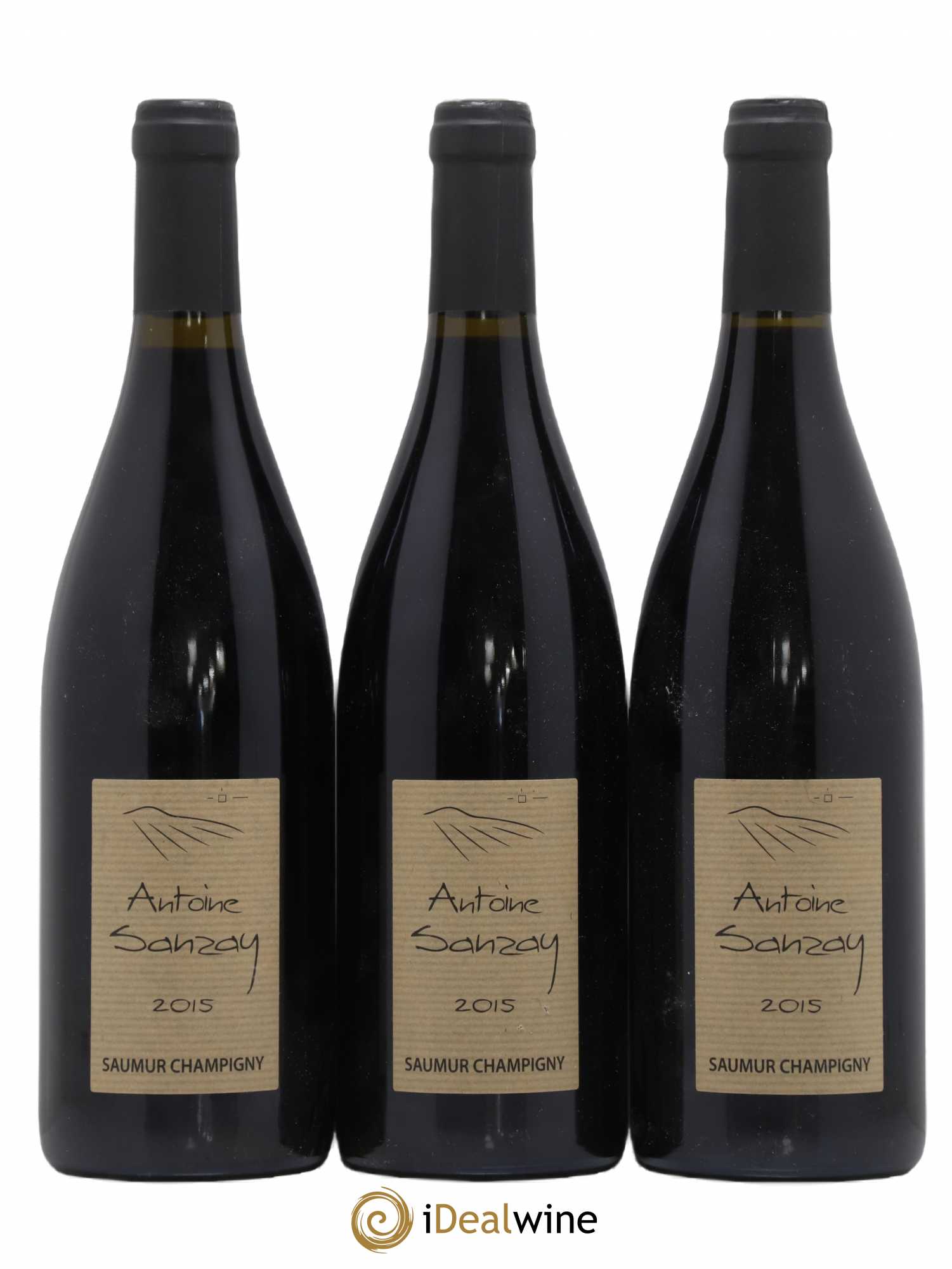 Saumur-Champigny Antoine Sanzay 2015 - Lot de 3 bouteilles - 0
