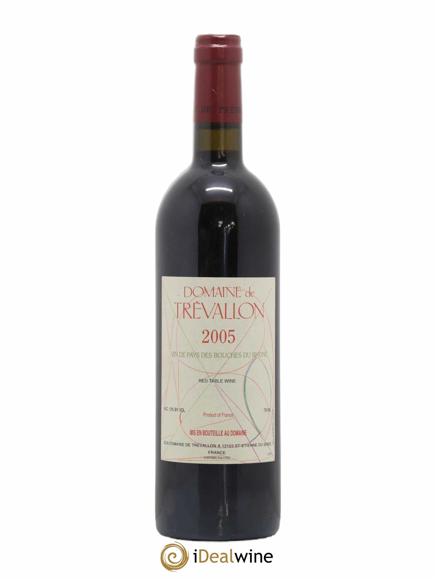 VDP Bouches du Rhône Trévallon (Domaine de) Eloi Dürrbach 2005 - Lot de 1 bouteille - 0