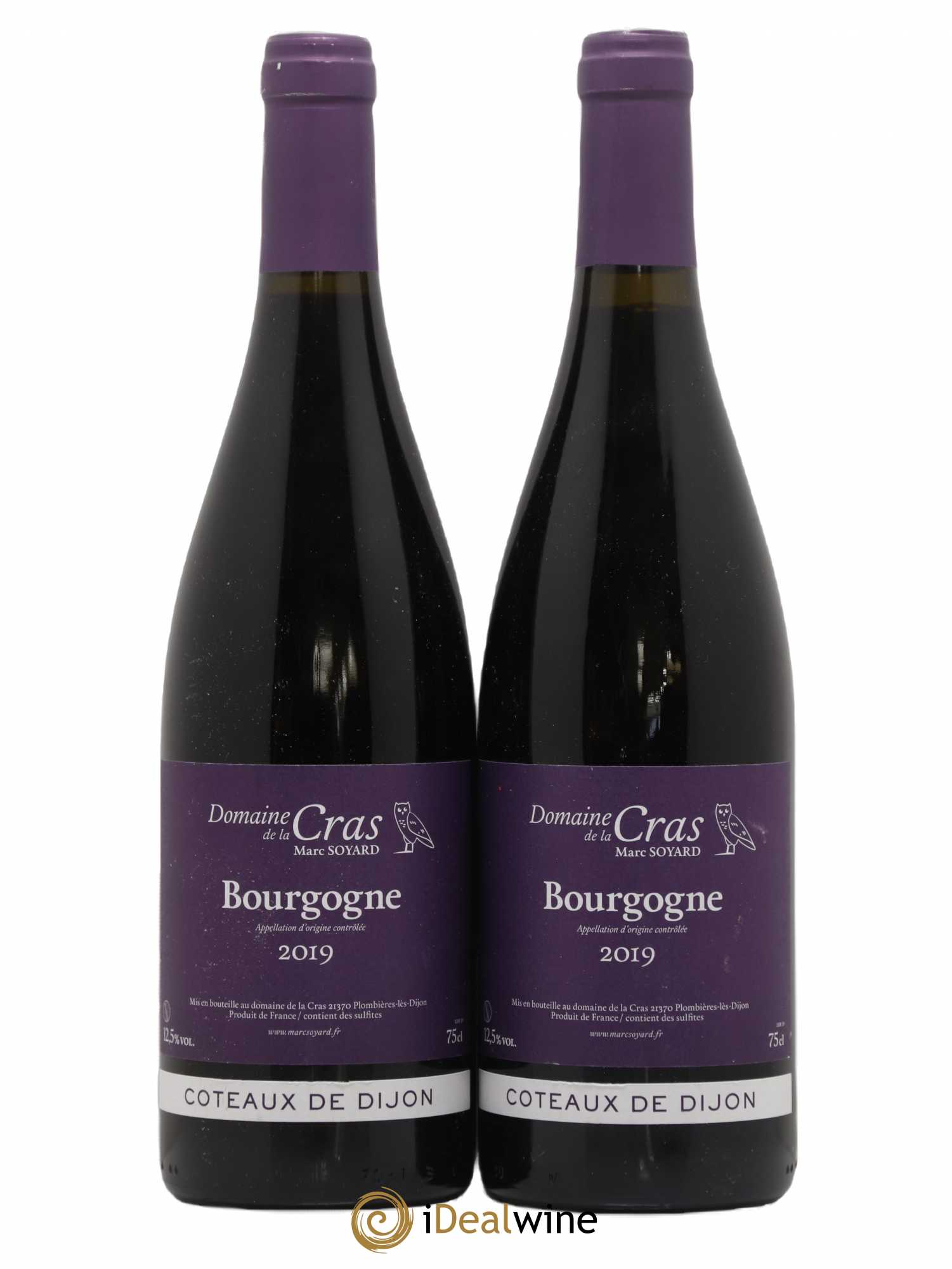 Bourgogne Domaine de la Cras - Marc Soyard 2019 - Lot de 2 bouteilles - 0