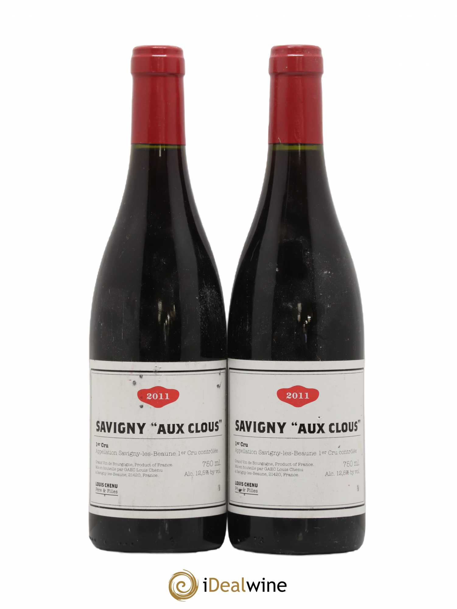Savigny-lès-Beaune 1er Cru Aux Clous Louis Chenu 2011 - Posten von 2 Flaschen - 0