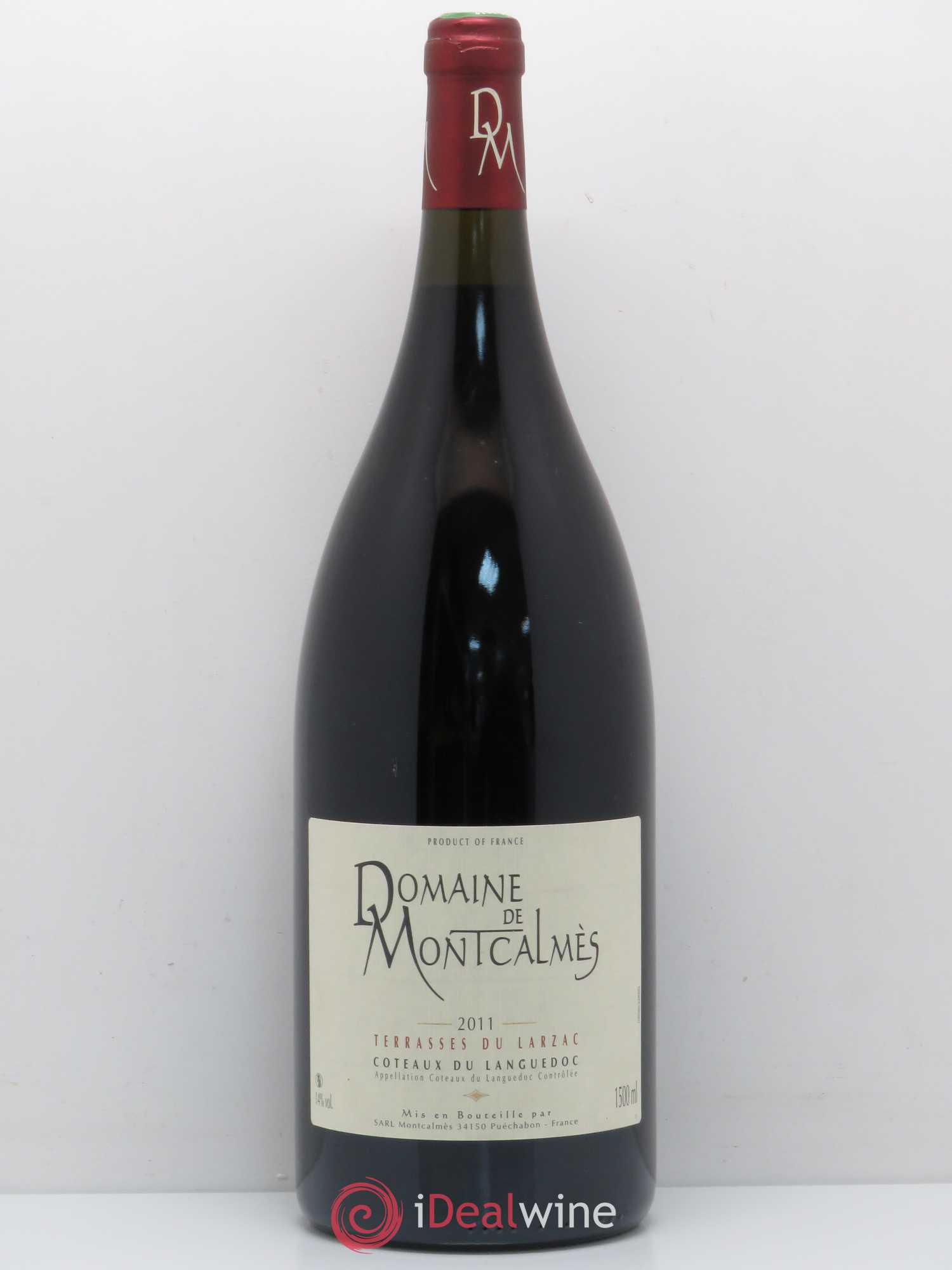 Terrasses du Larzac Domaine de Montcalmès Frédéric Pourtalié 2011 - Lot de 1 magnum - 0