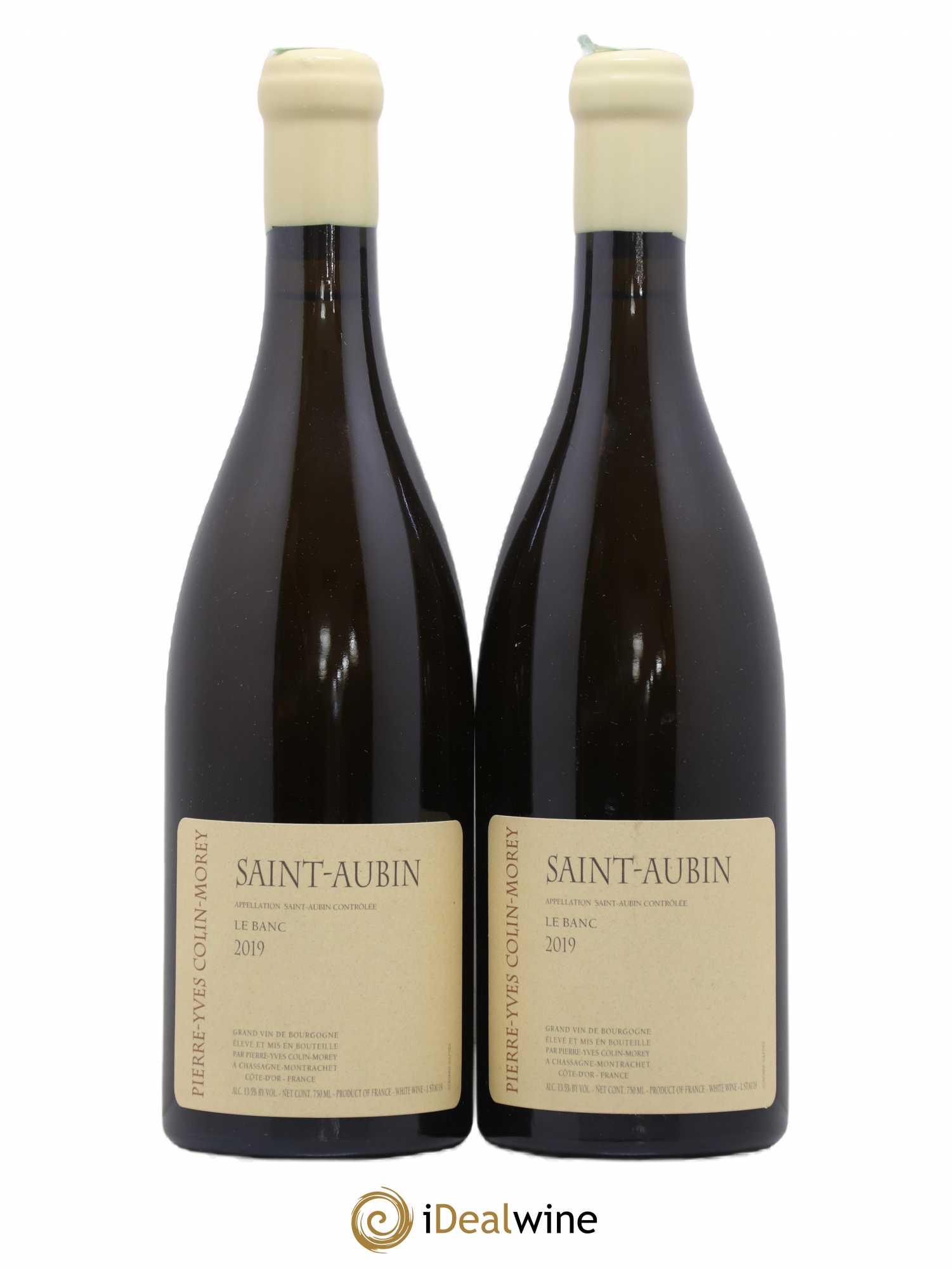 Saint-Aubin Le Banc Pierre-Yves Colin Morey 2019 - Lot de 2 bouteilles - 0